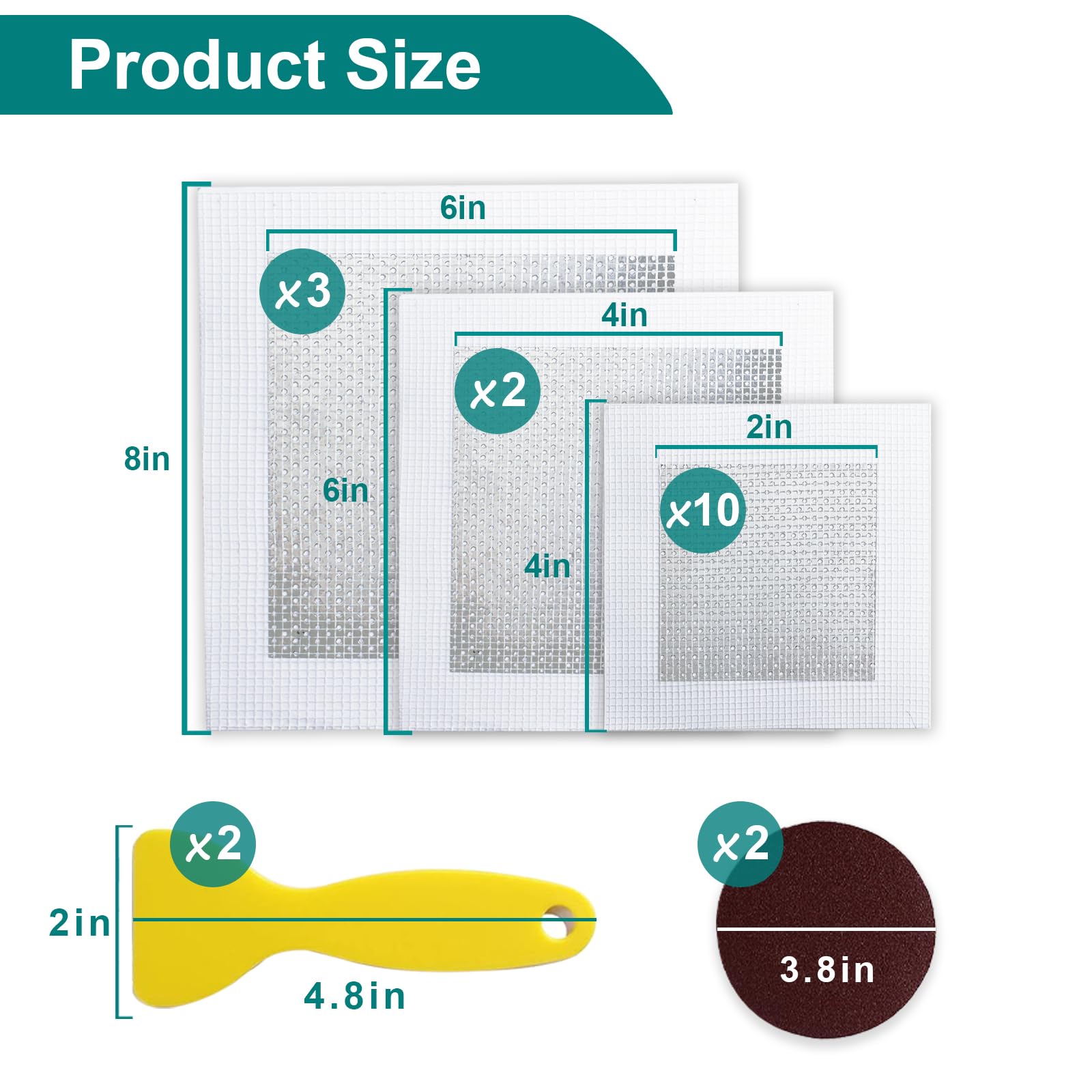 19 Pack Drywall Repair Kit for Large Holes