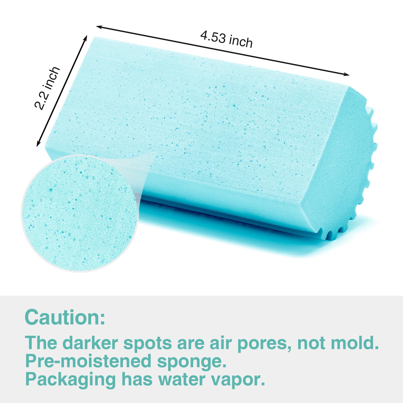 4 Pack Damp Dusting Sponge Duster (4 Count)