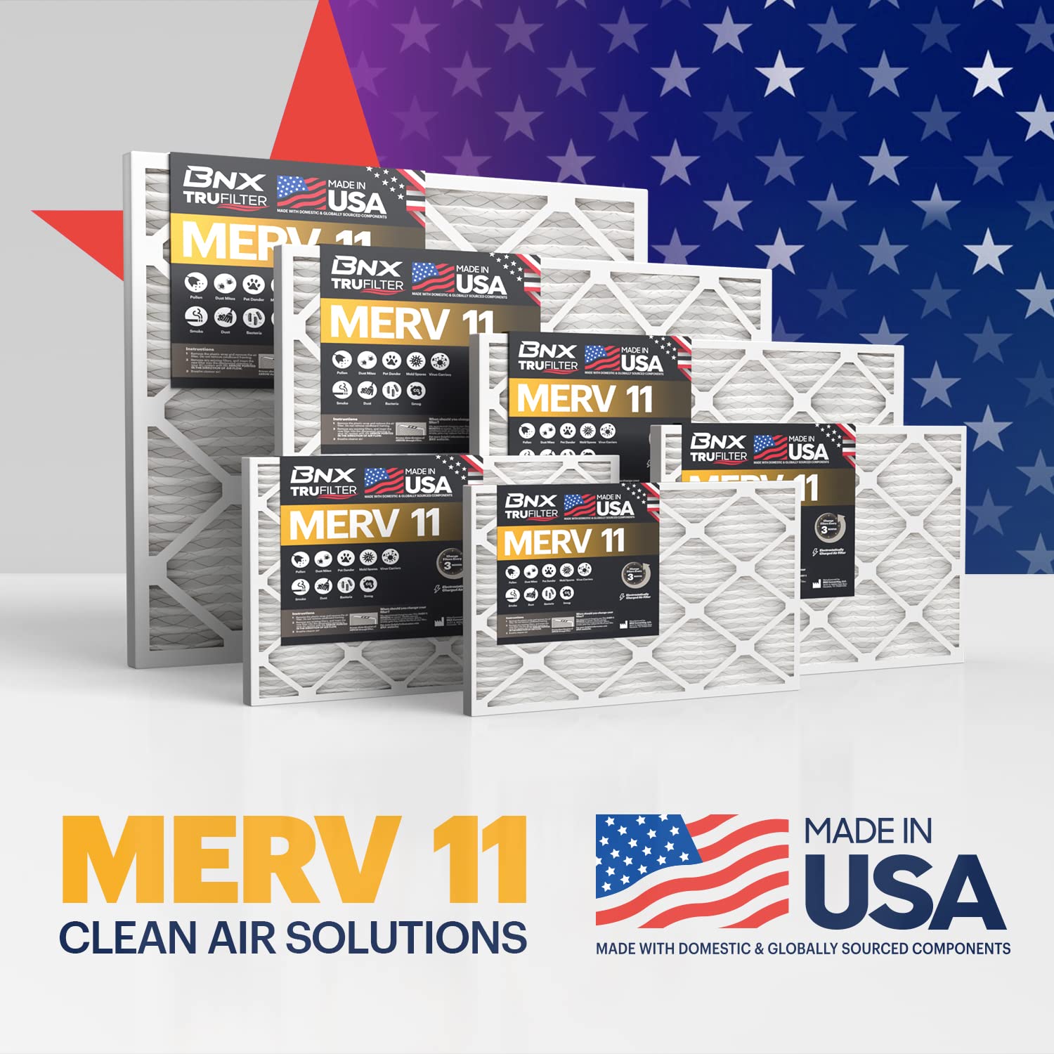 TruFilter 20x20x1 Air Filter MERV 11 (12 Count)