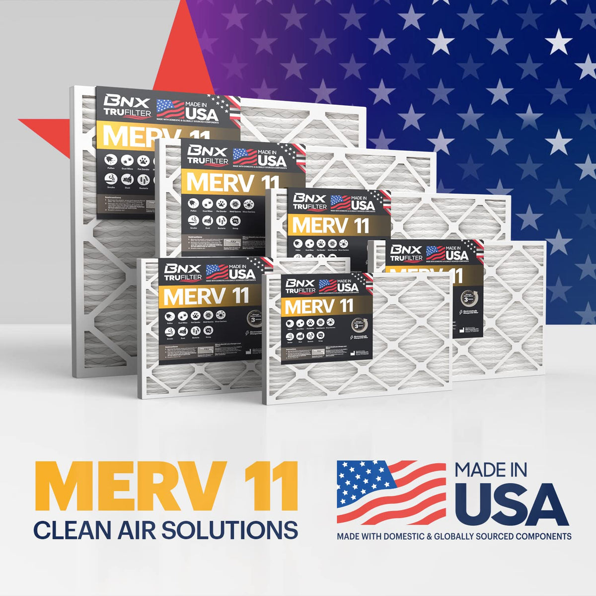 TruFilter 20x25x1 Air Filter MERV 11 (12 Count)
