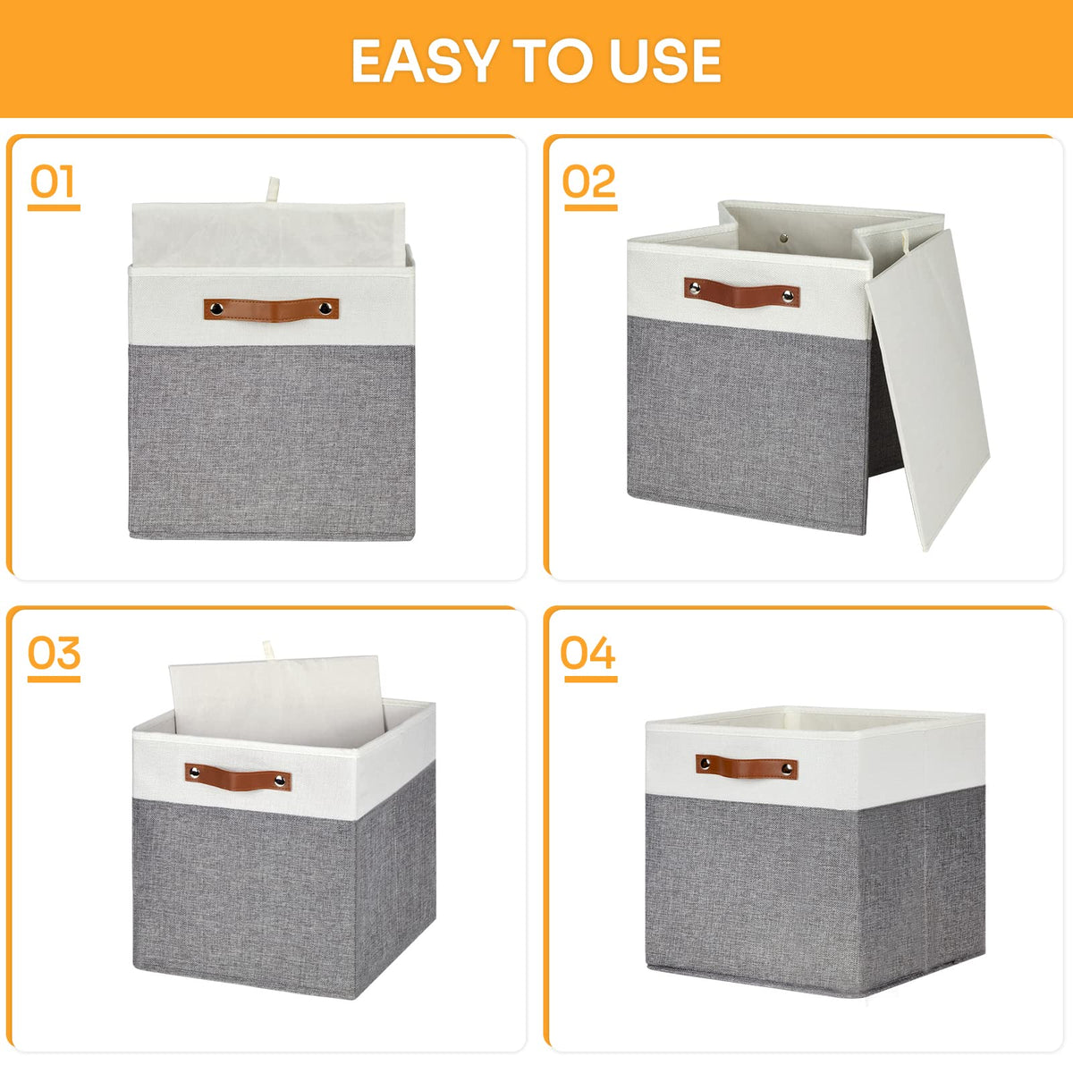 Storage Cubes 13 inch (4 Count)