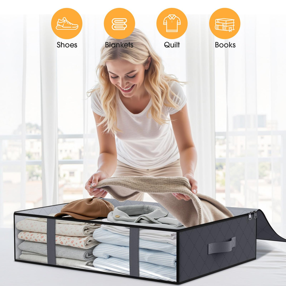 Under Bed Storage Bags (2 Count)