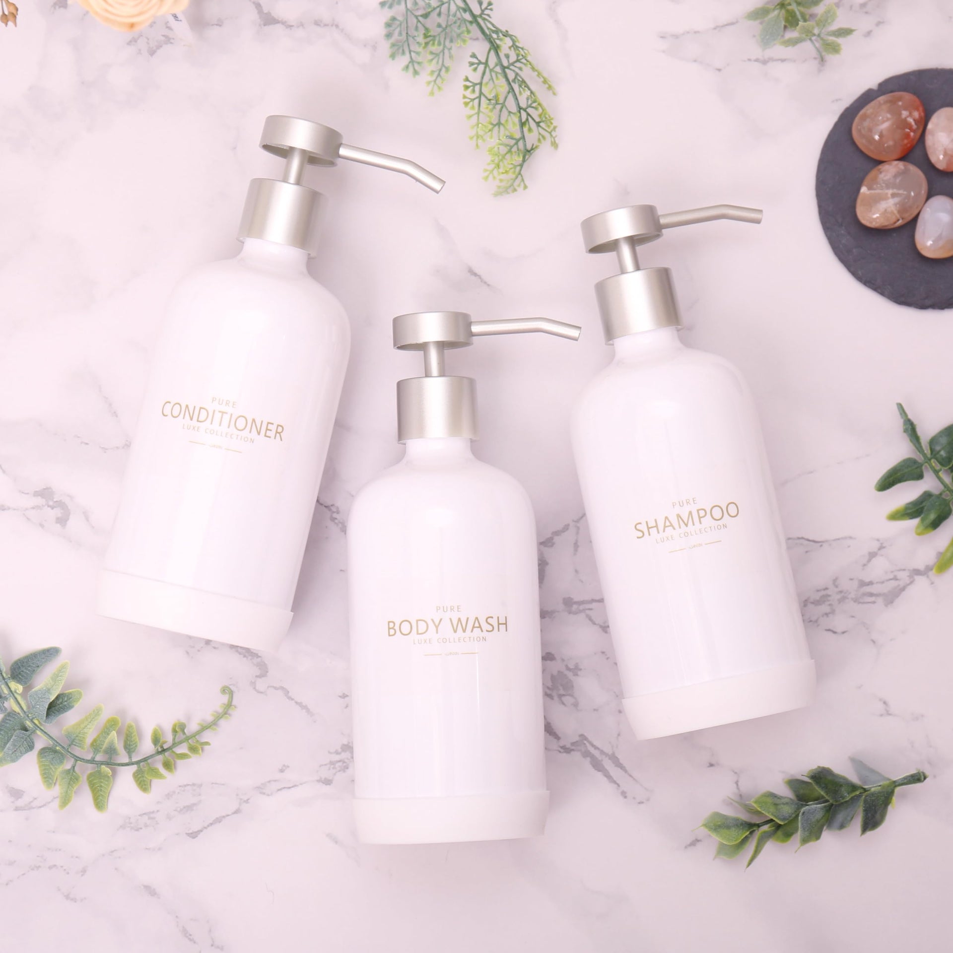 Shampoo and Conditioner Dispenser Set of 3 (3 Count)