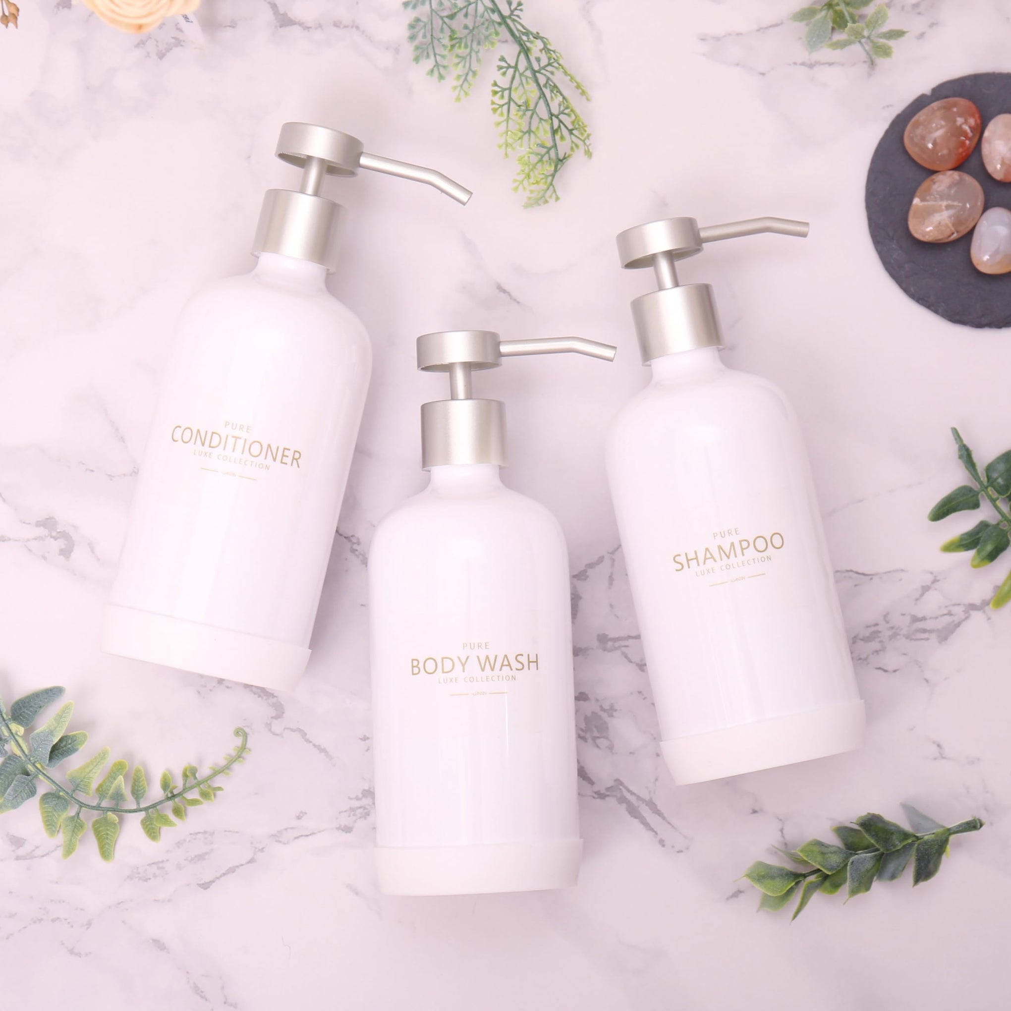 Shampoo and Conditioner Dispenser Set of 3 (3 Count)