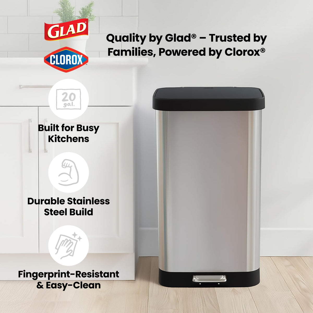 Stainless Steel Trash Can
