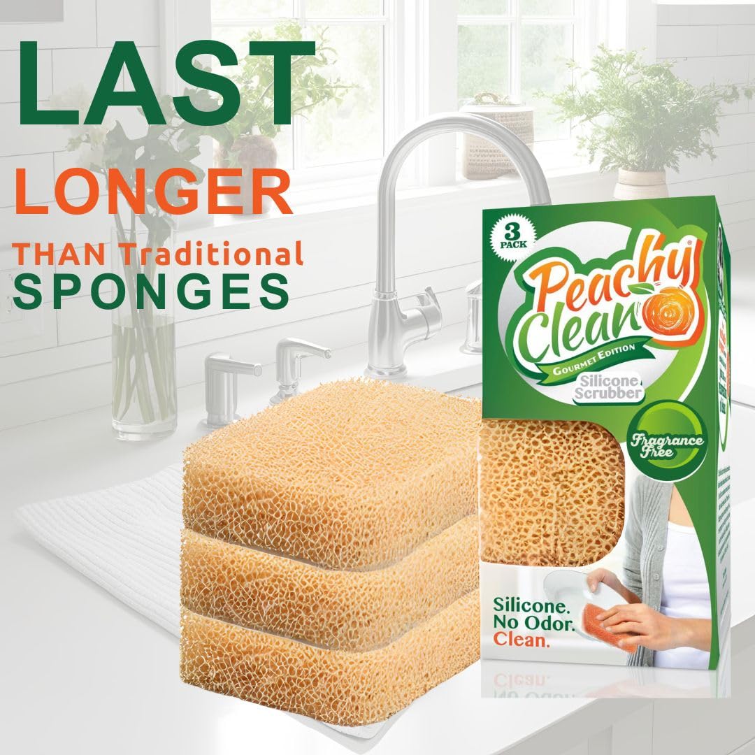 Silicone Dish Sponge Scrubbers