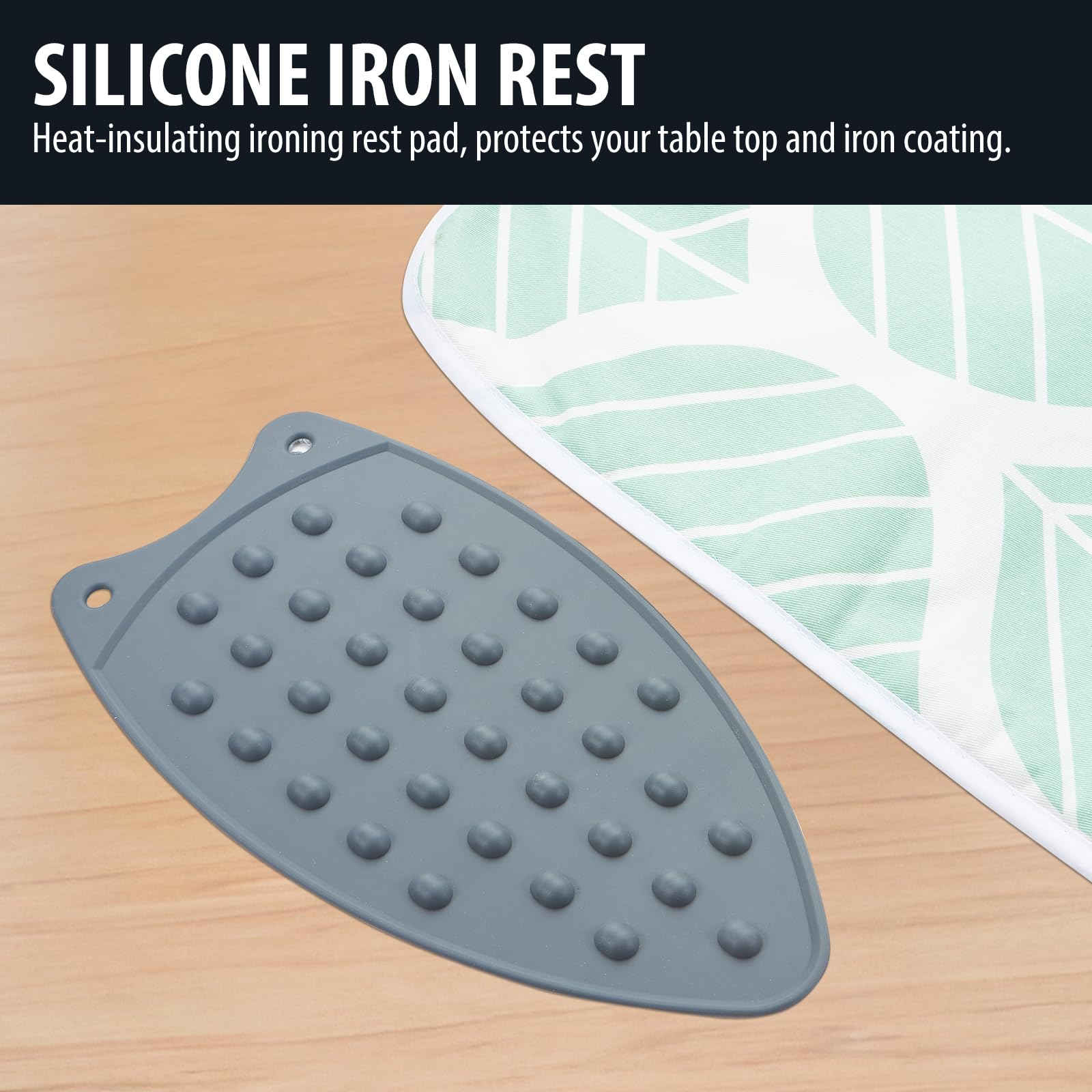 Ironing Mat Portable Ironing Pad 39.4 x 18.9 inch Table Top Iron Board 5 in 1 Travel Iron Blanket for Washer