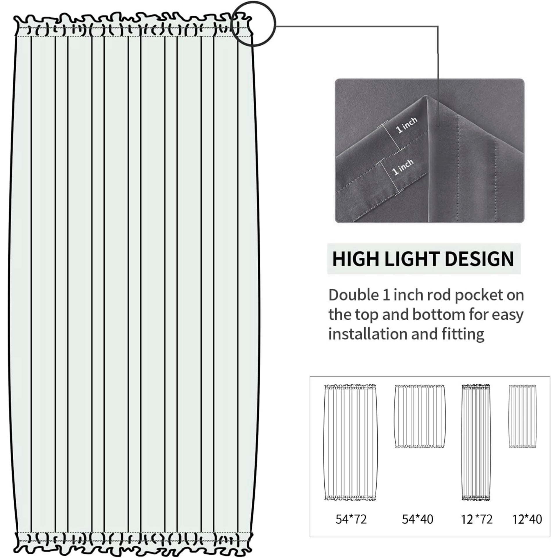 French Door Curtain