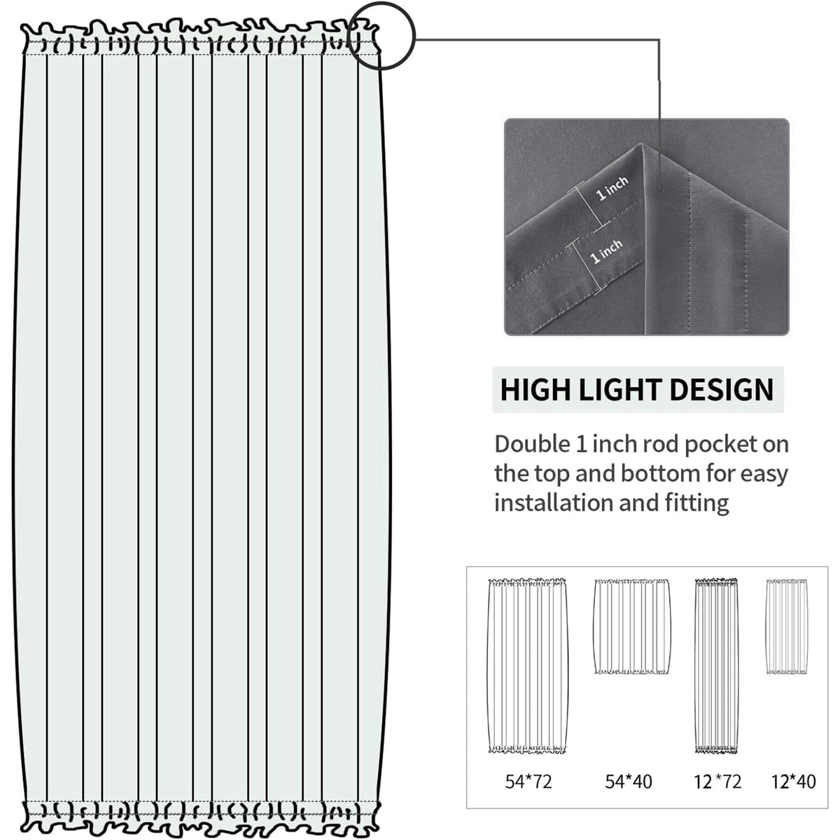 French Door Curtain