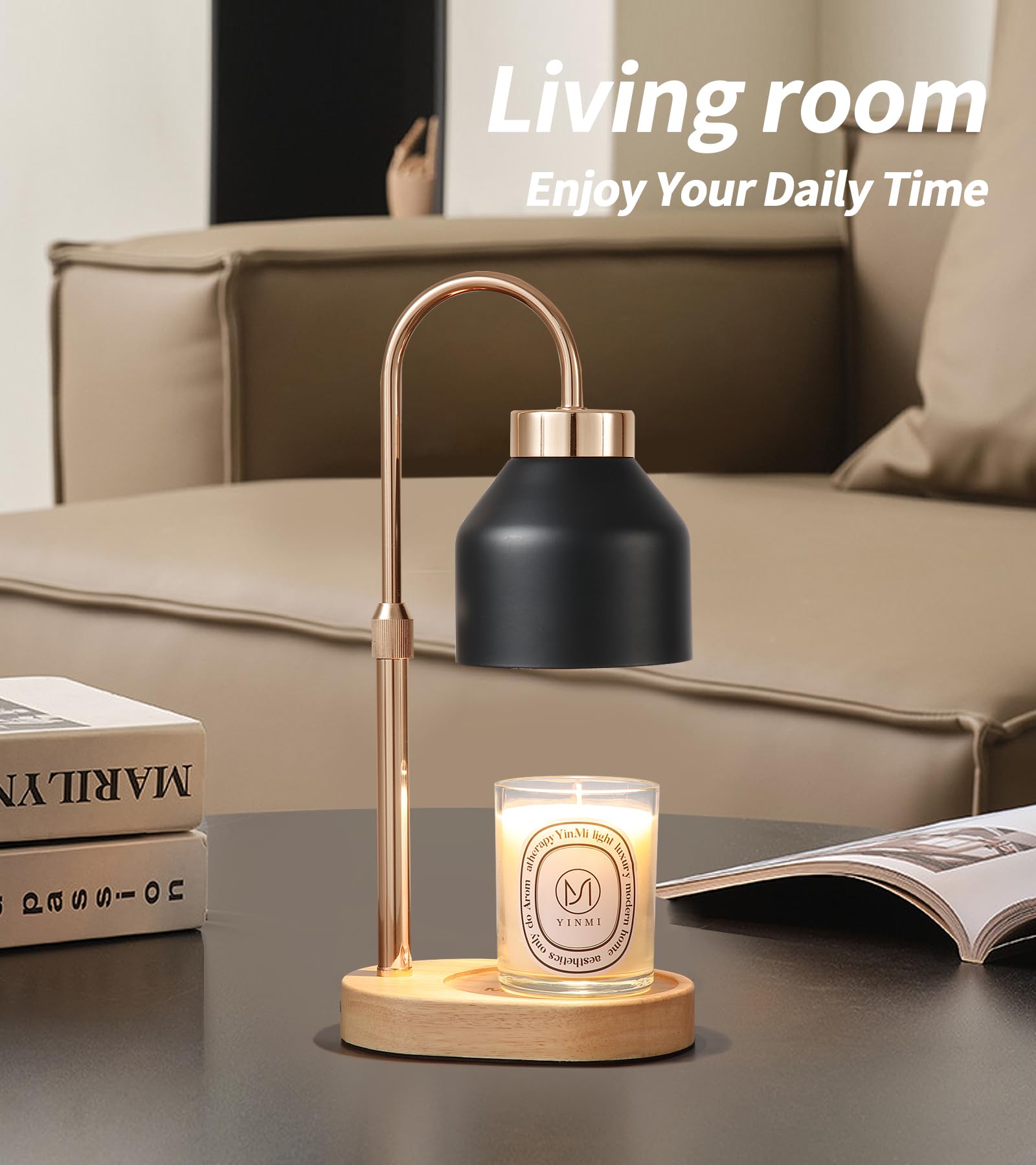 Candle Warmer Lamp with Dimmer and Timer