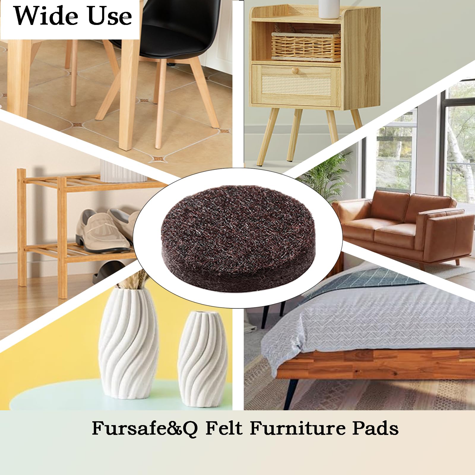 Felt Furniture Pads (96 Count)