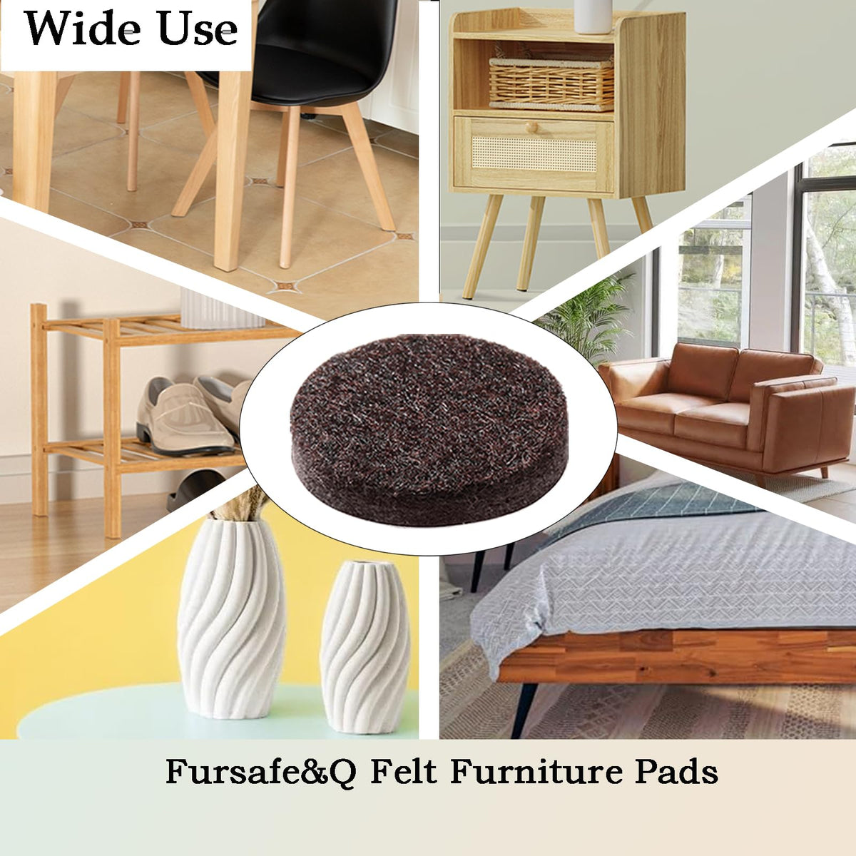 Felt Furniture Pads (96 Count)