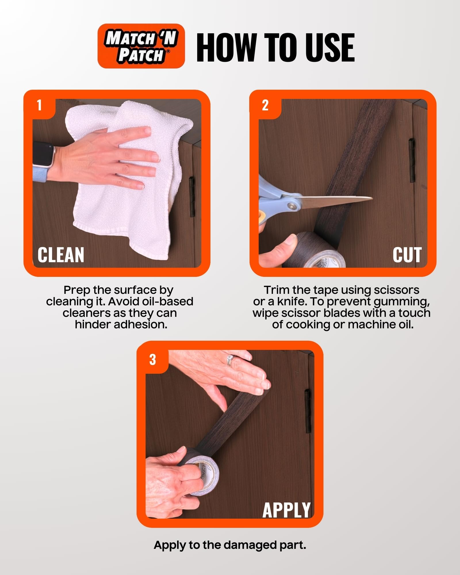 Wood Grain Repair Tape