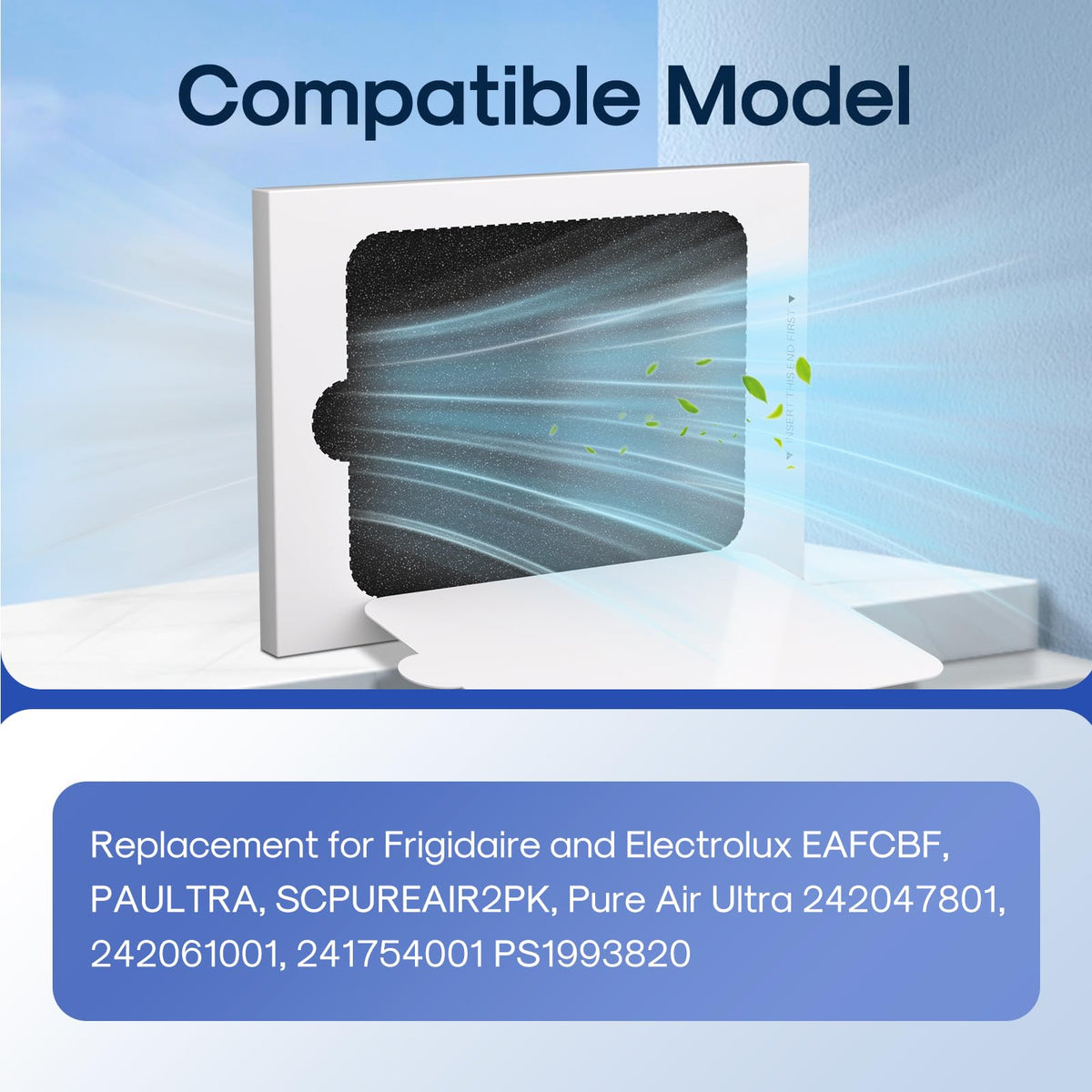 AF001 Compatible with EAFCBF Refrigerator Air Filter (6 Count)