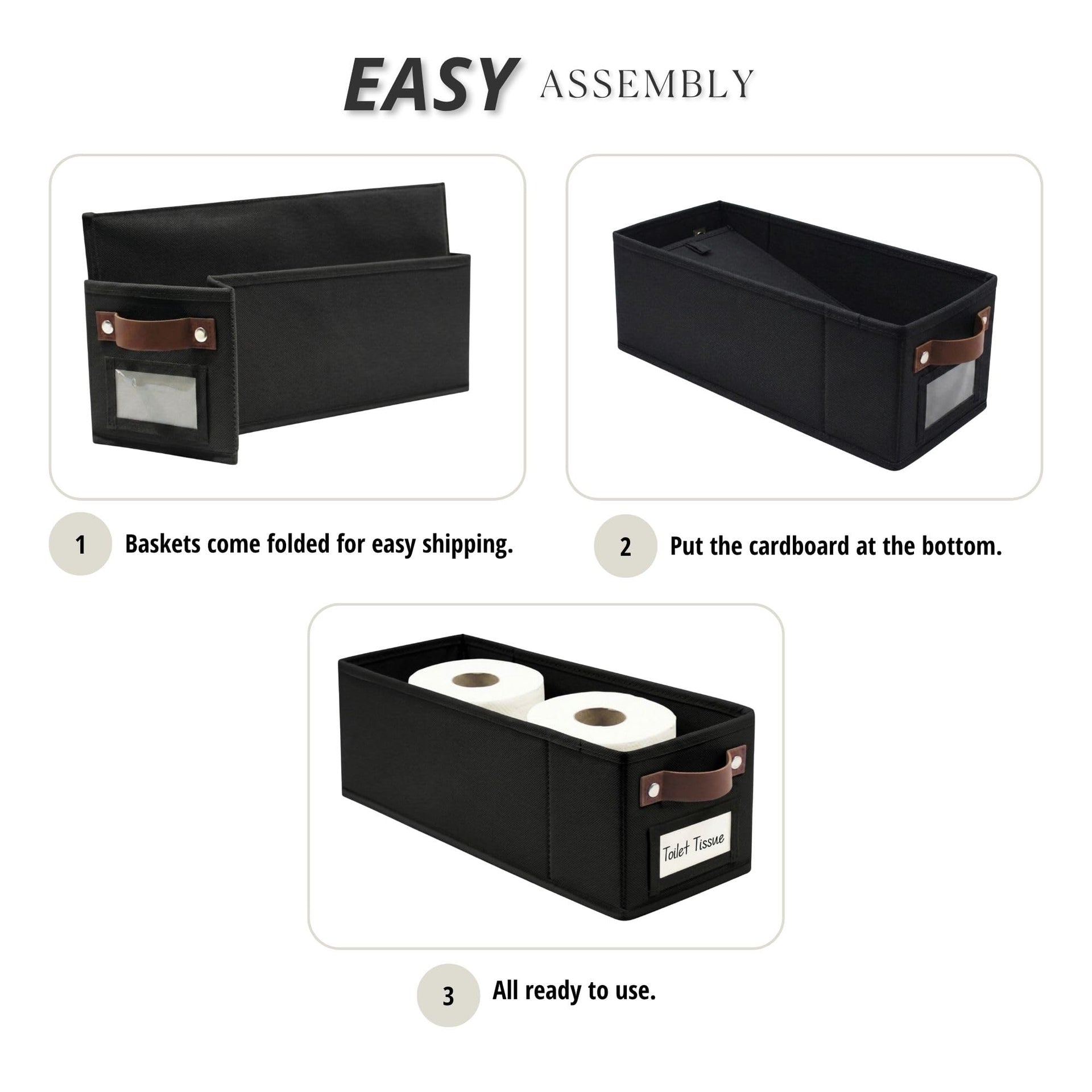 Narrow Storage Bins (4 Count)