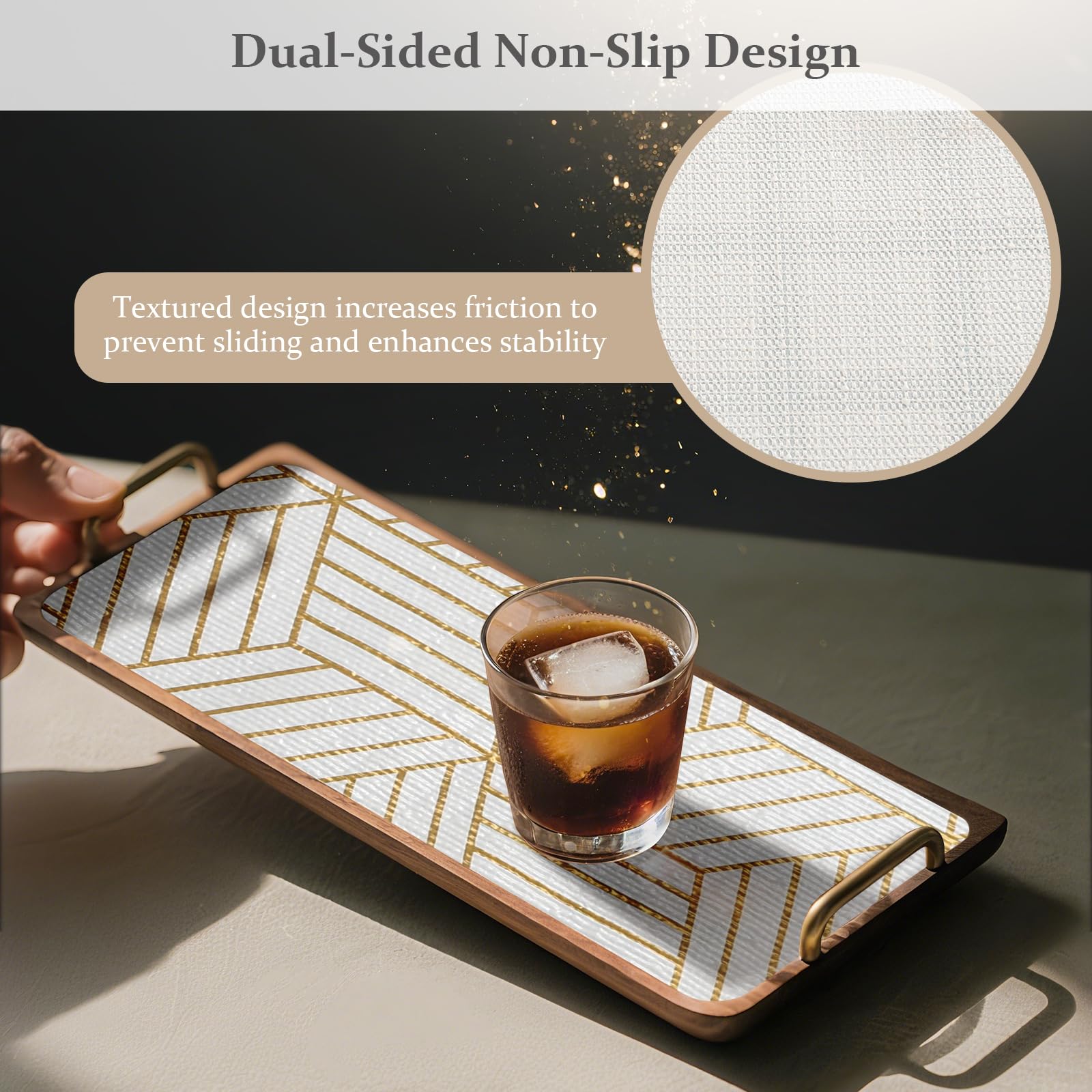 Drawer and Shelf Liner for Kitchen Cabinet Non Adhesive Non Slip 12in x 20FT (20 Sq Ft)