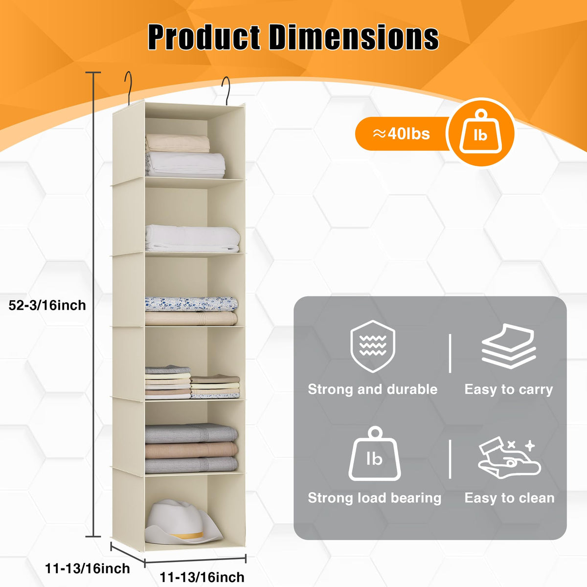 Hanging Closet Organizer 6