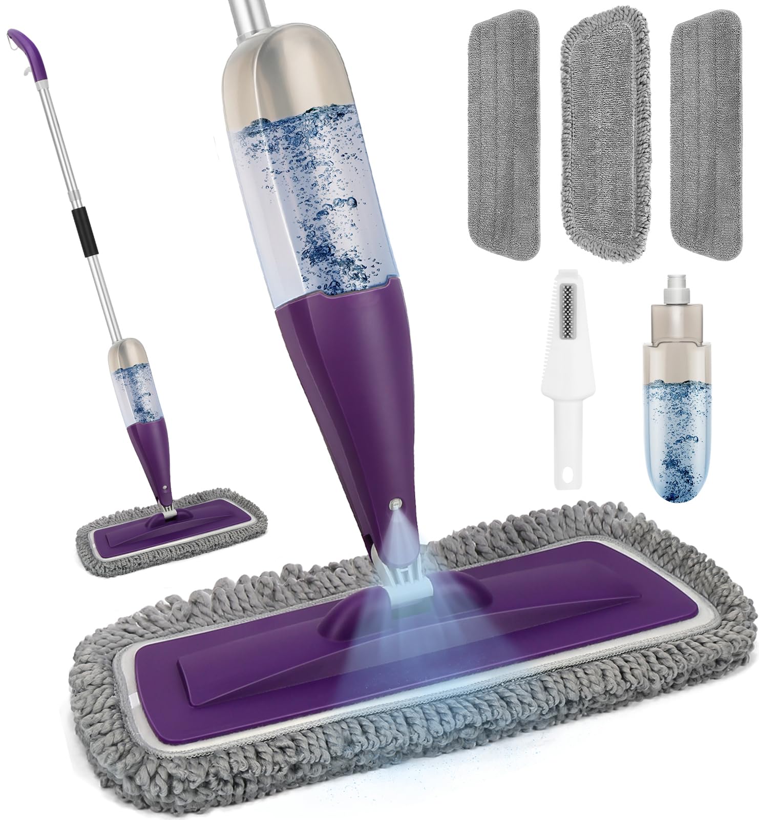 Microfiber Spray Mop for Floor Cleaning with Washable Pads