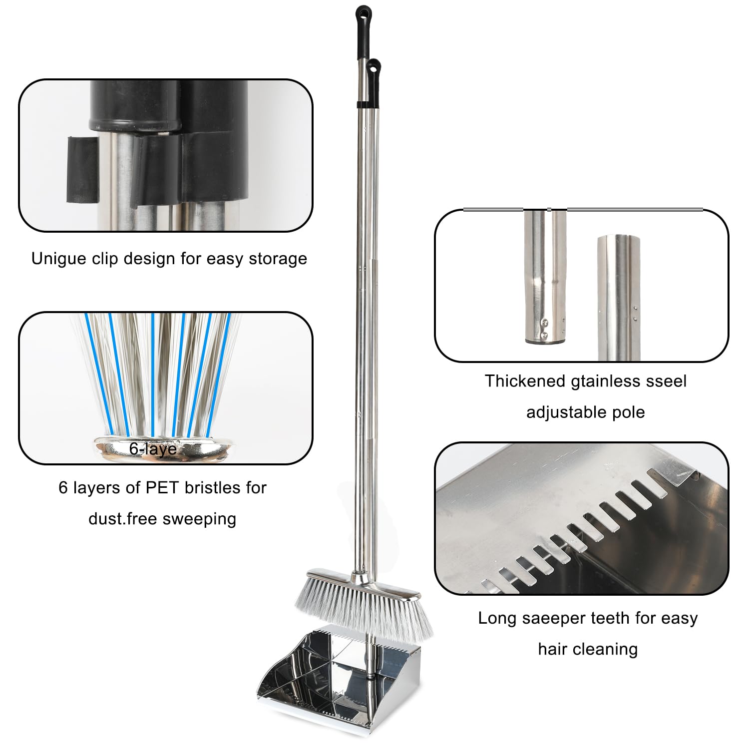 Broom and Dustpan Set