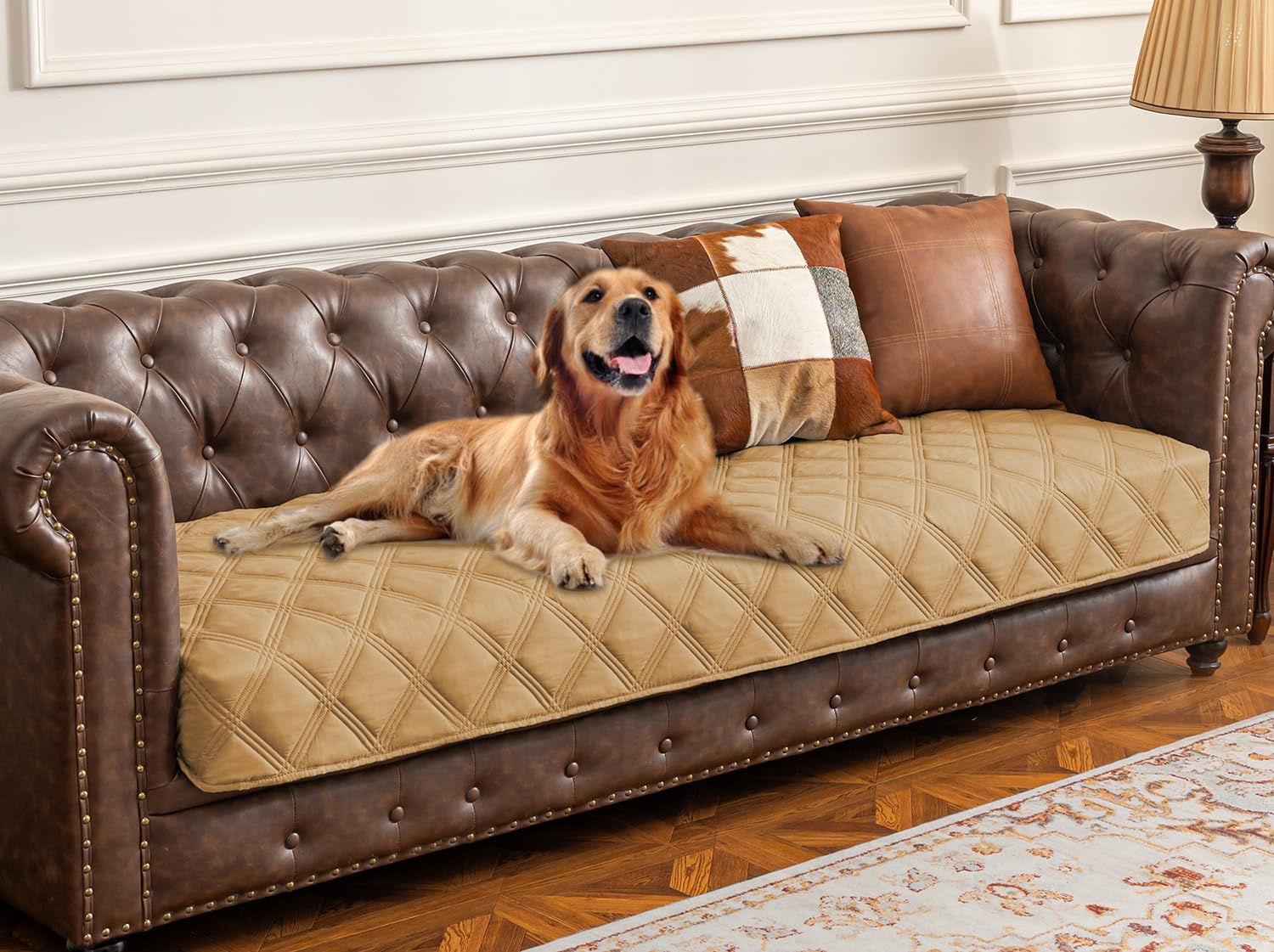 Waterproof Dog Bed Cover Pet Blanket with Anti