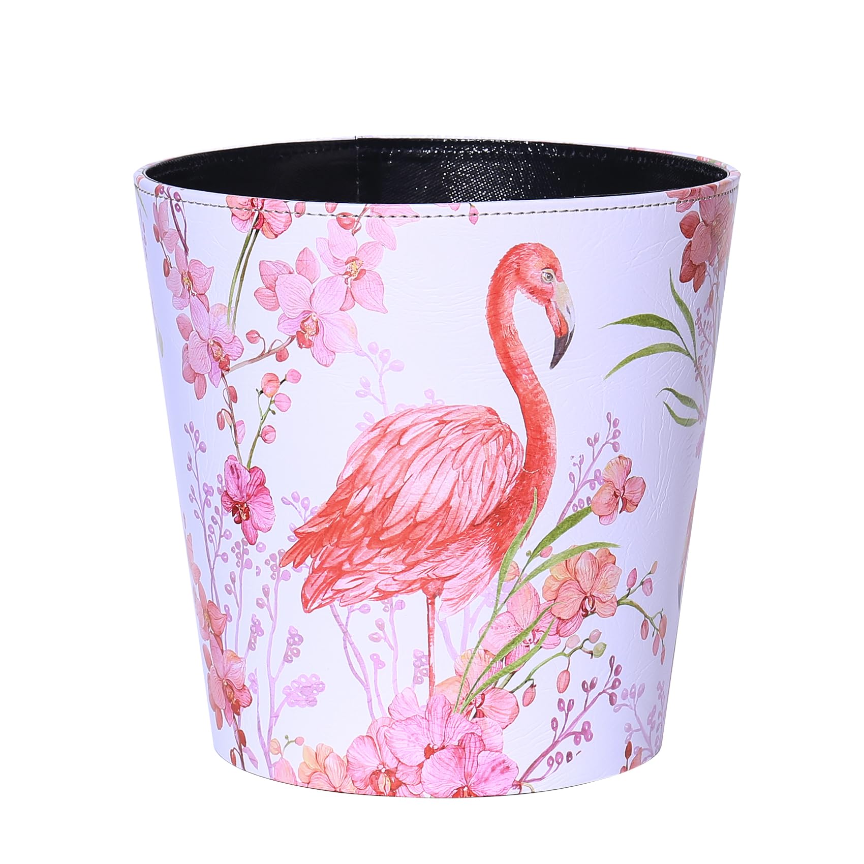 PU Leather Small Trash Can Wastebasket