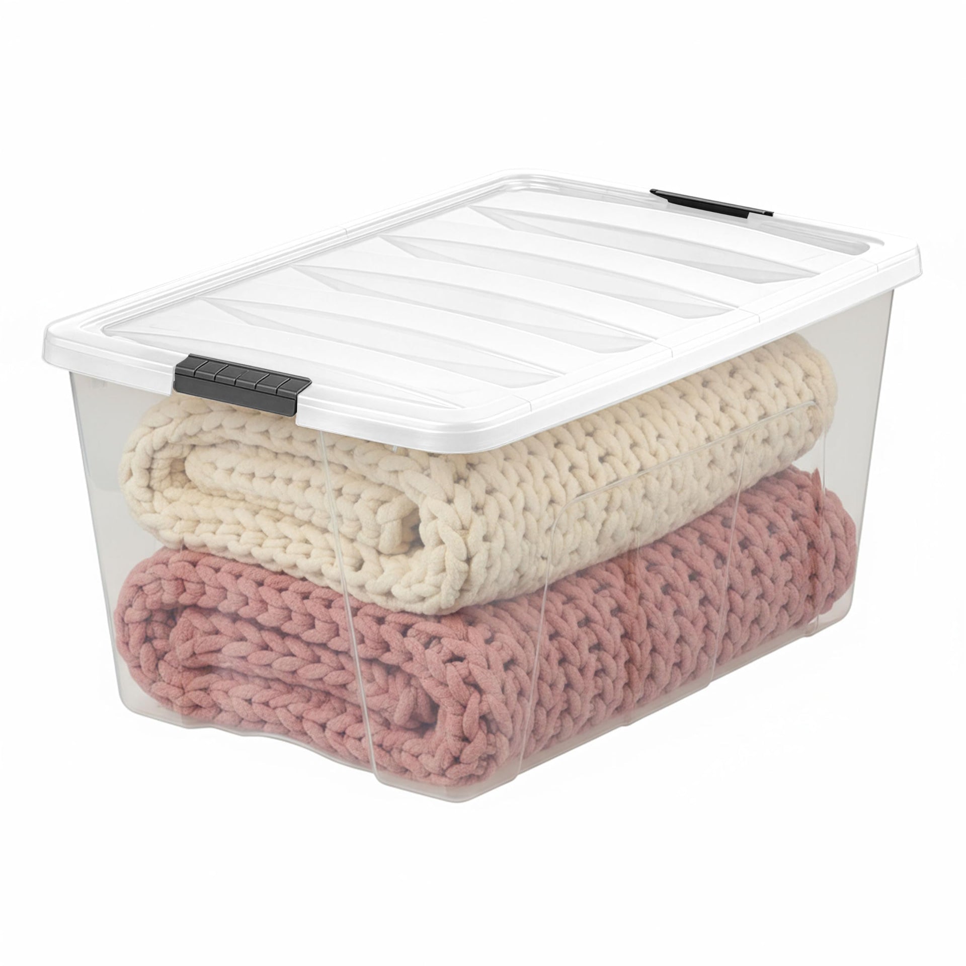 94 Qt Storage Bins with Lids (4 Count)