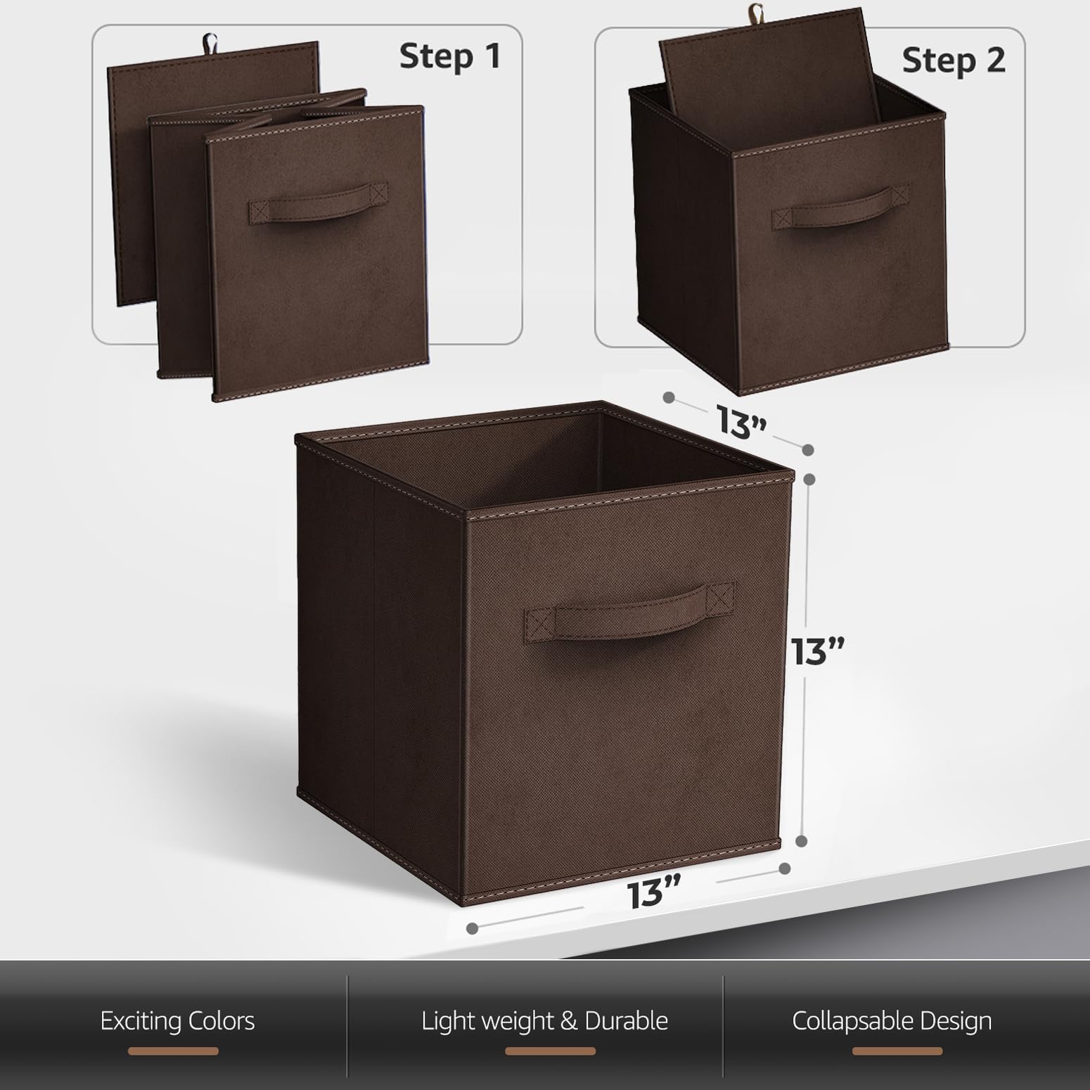 13 Inch Storage Bins (8 Count)