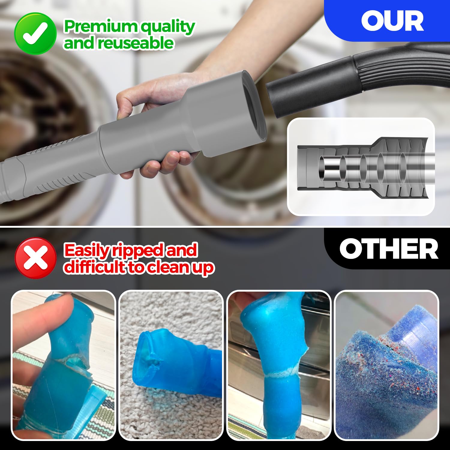 Dryer Vent Cleaner Kit 2Pack (2 Count)