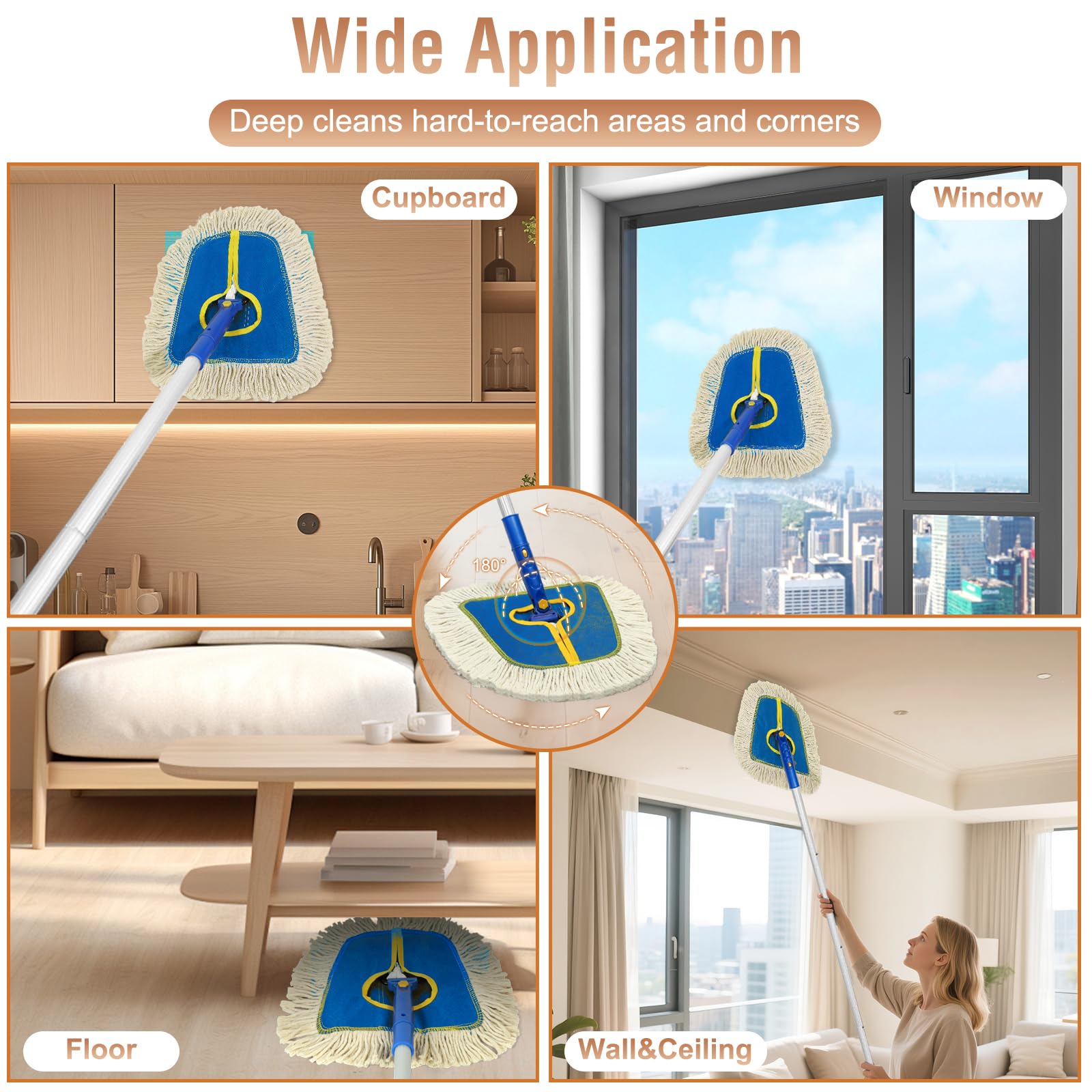 Commercial Dust Mop for Hardwood Floors Cleaning