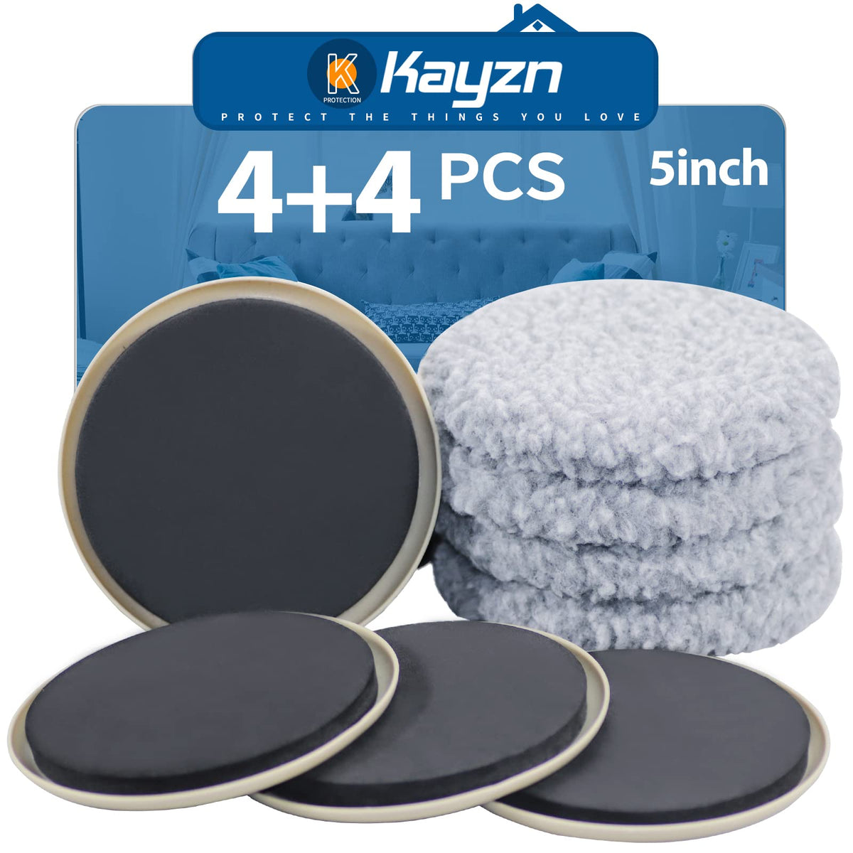 Furniture Sliders Multi (8 Count)