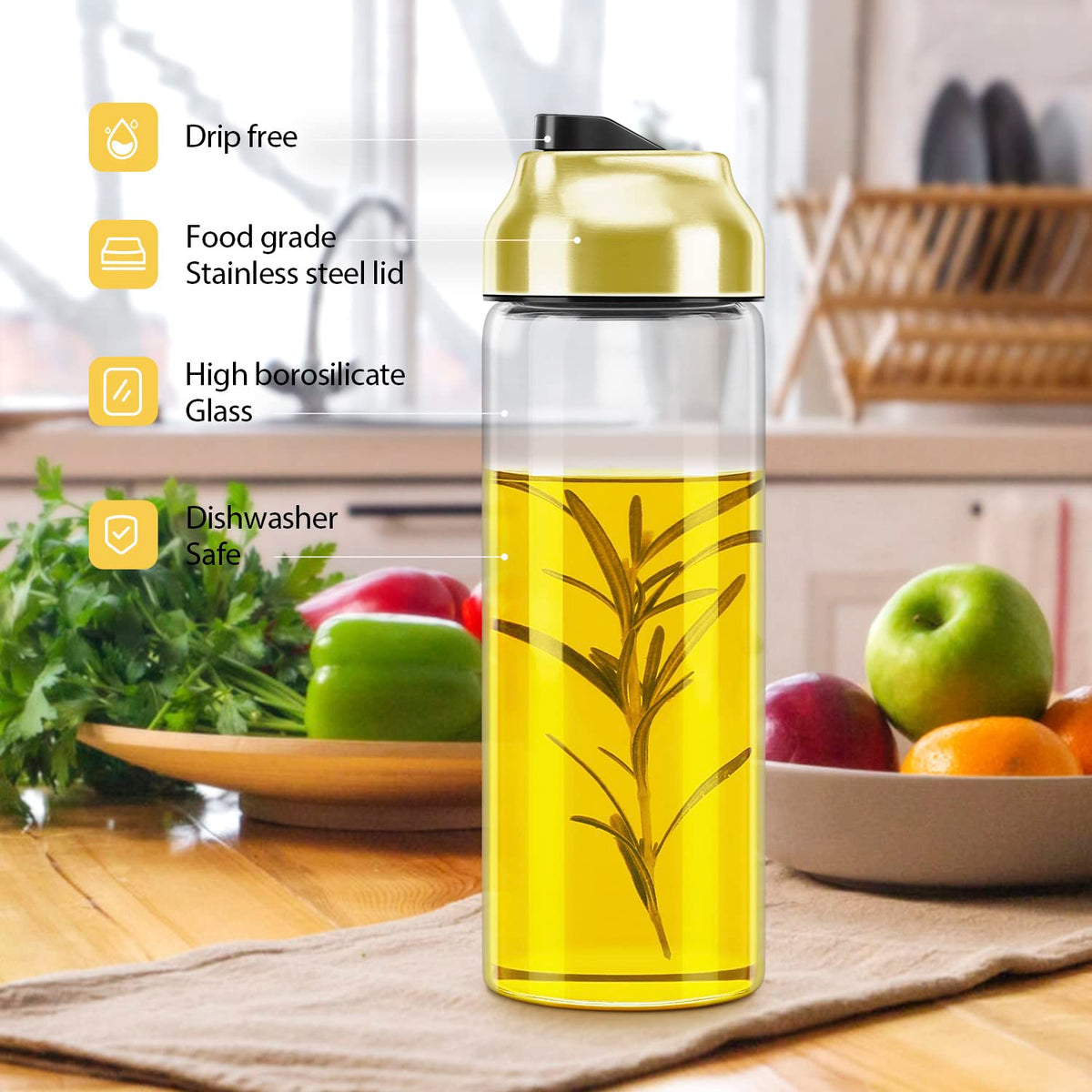 Gold Oil Dispenser