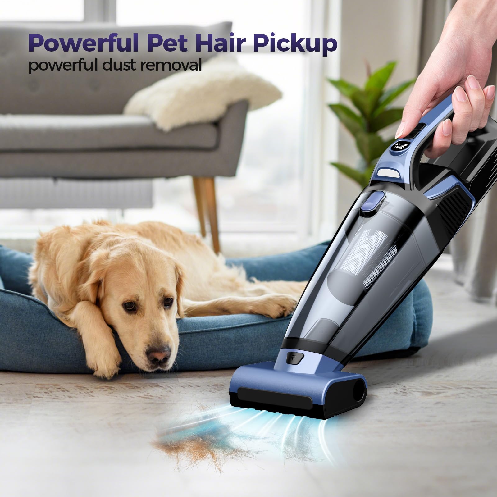 Pet Hair Handheld Vacuum Cordless