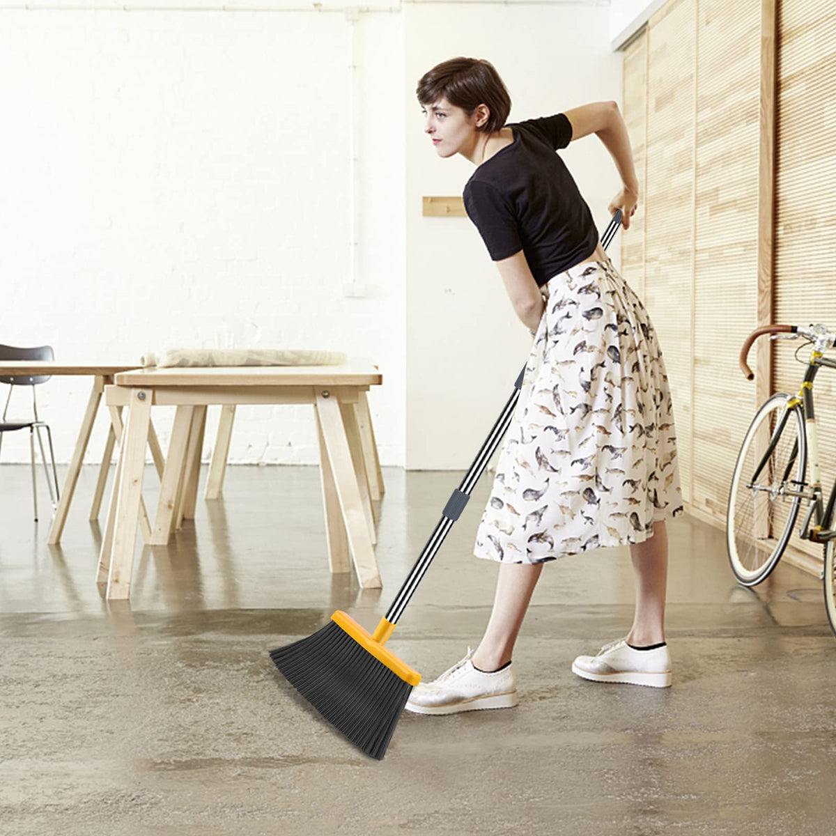 Upgrade Broom and Dustpan Set