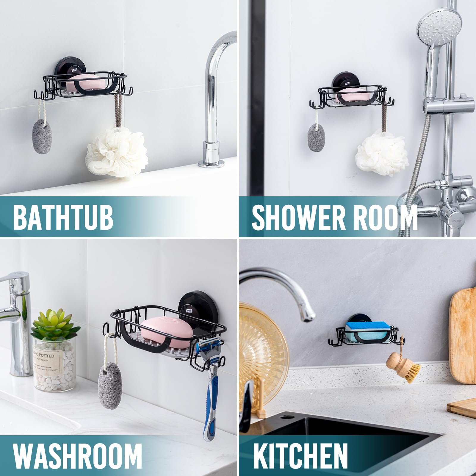 Soap Dish Bar Soap Holder Suction Cup