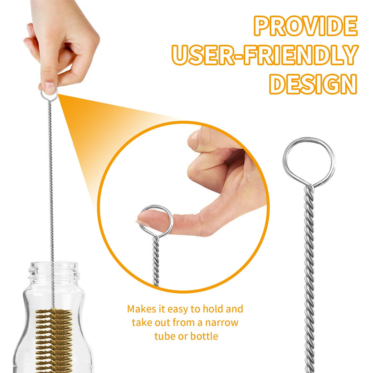 7 Pcs Brass Brush Set