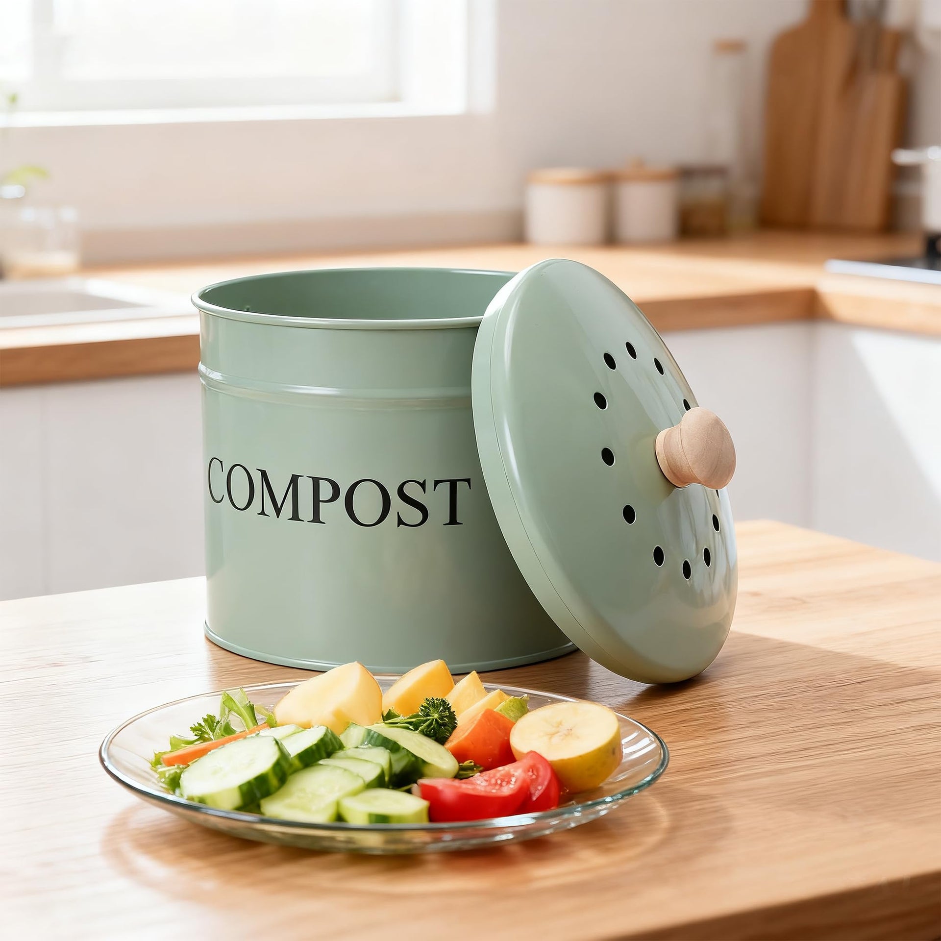 Compost Bin for Kitchen Counter