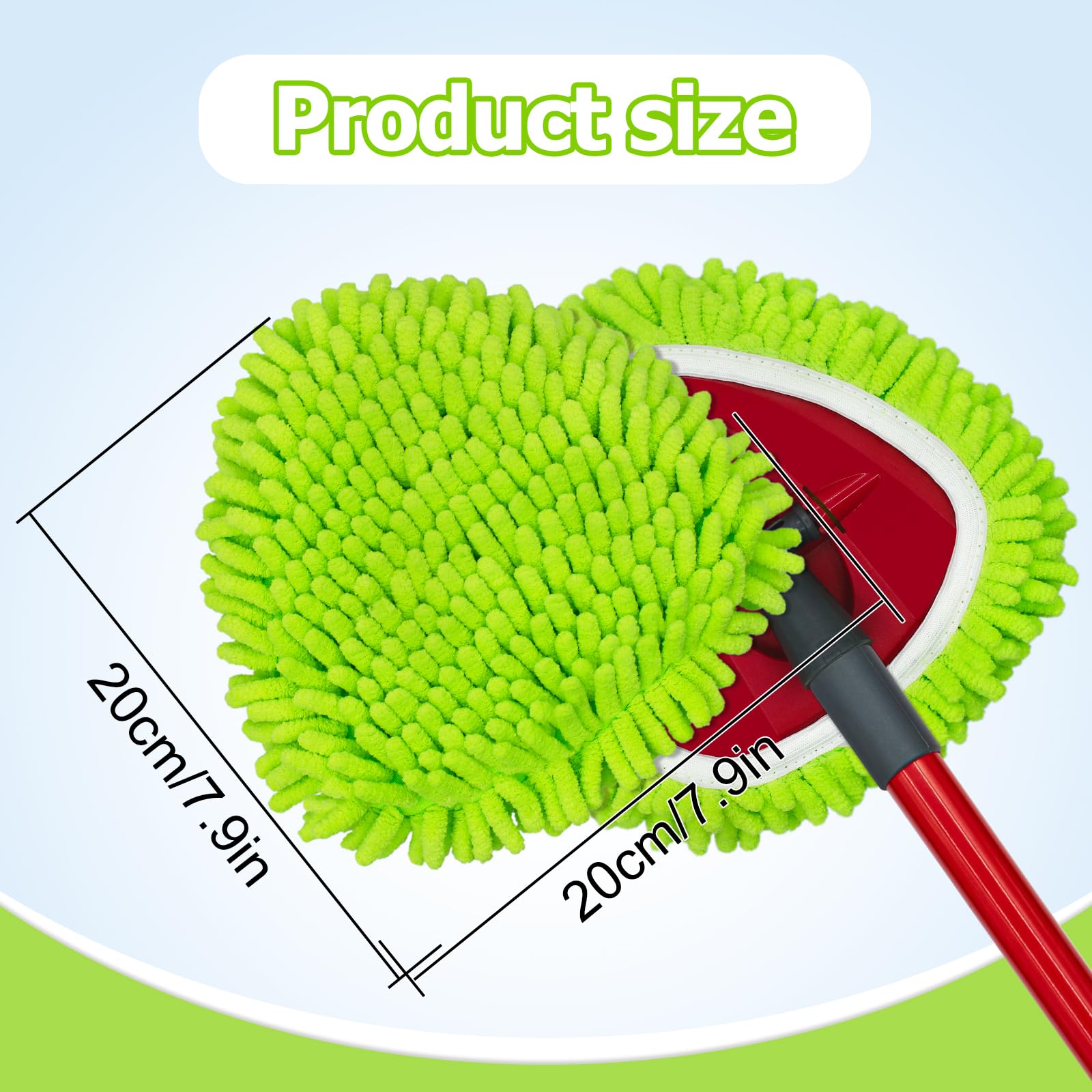 Mop Heads Replacements Compatible with O (4 Count)