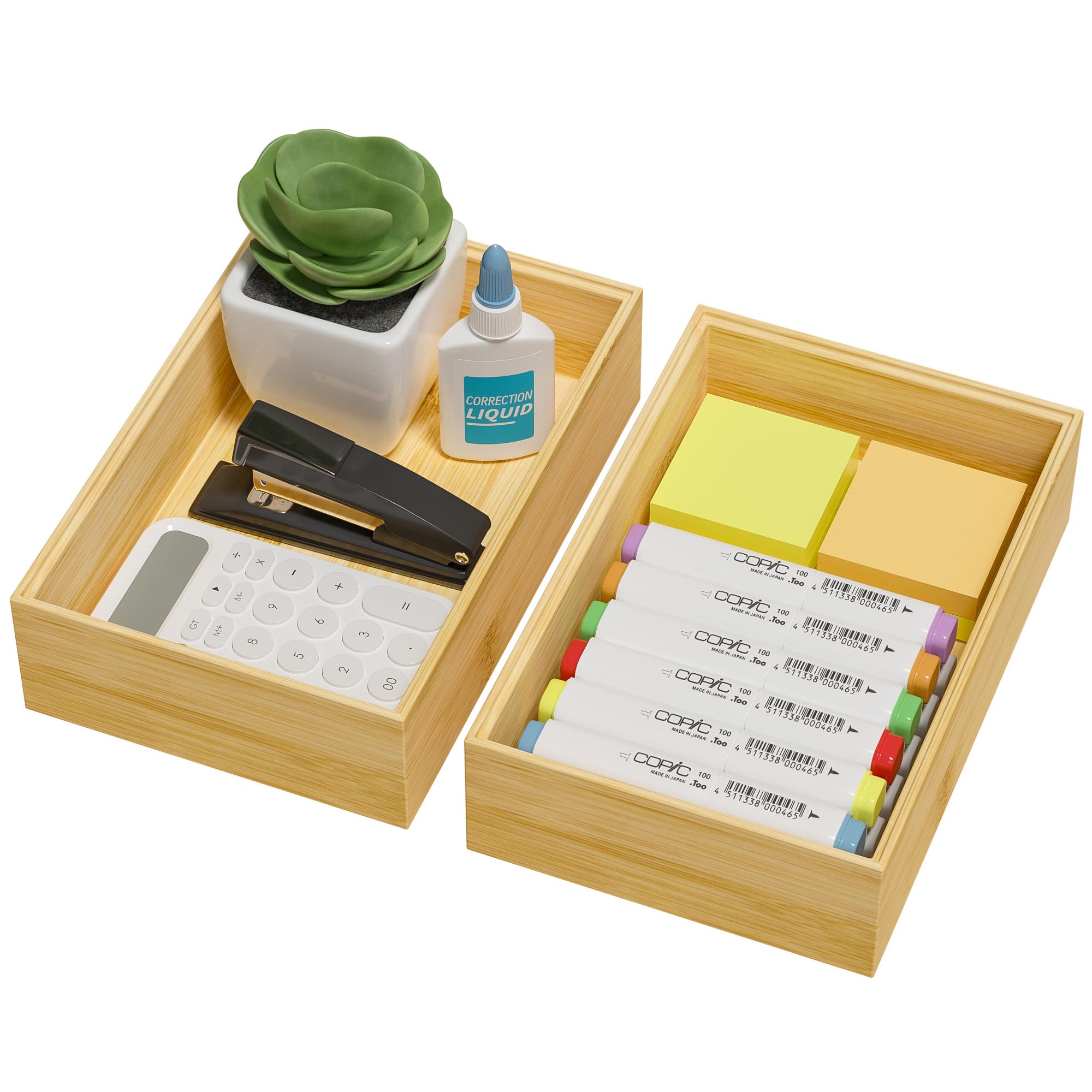 Kitchen Drawer Organizer Bins (2 Count)