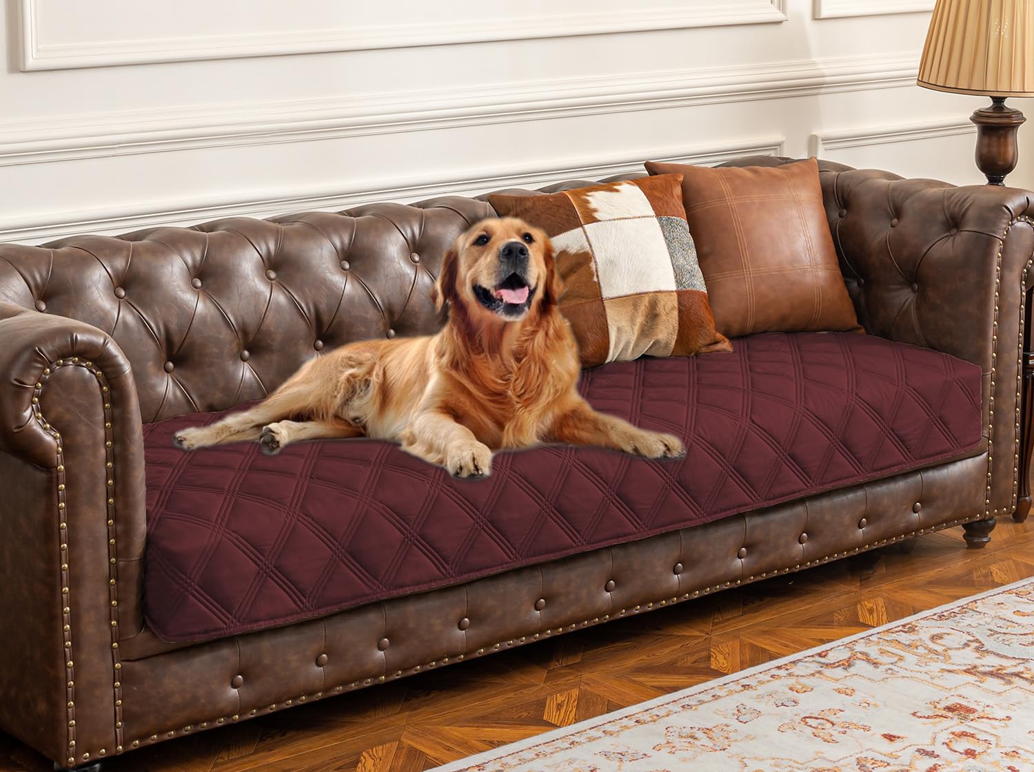 Waterproof Dog Bed Cover Pet Blanket with Anti