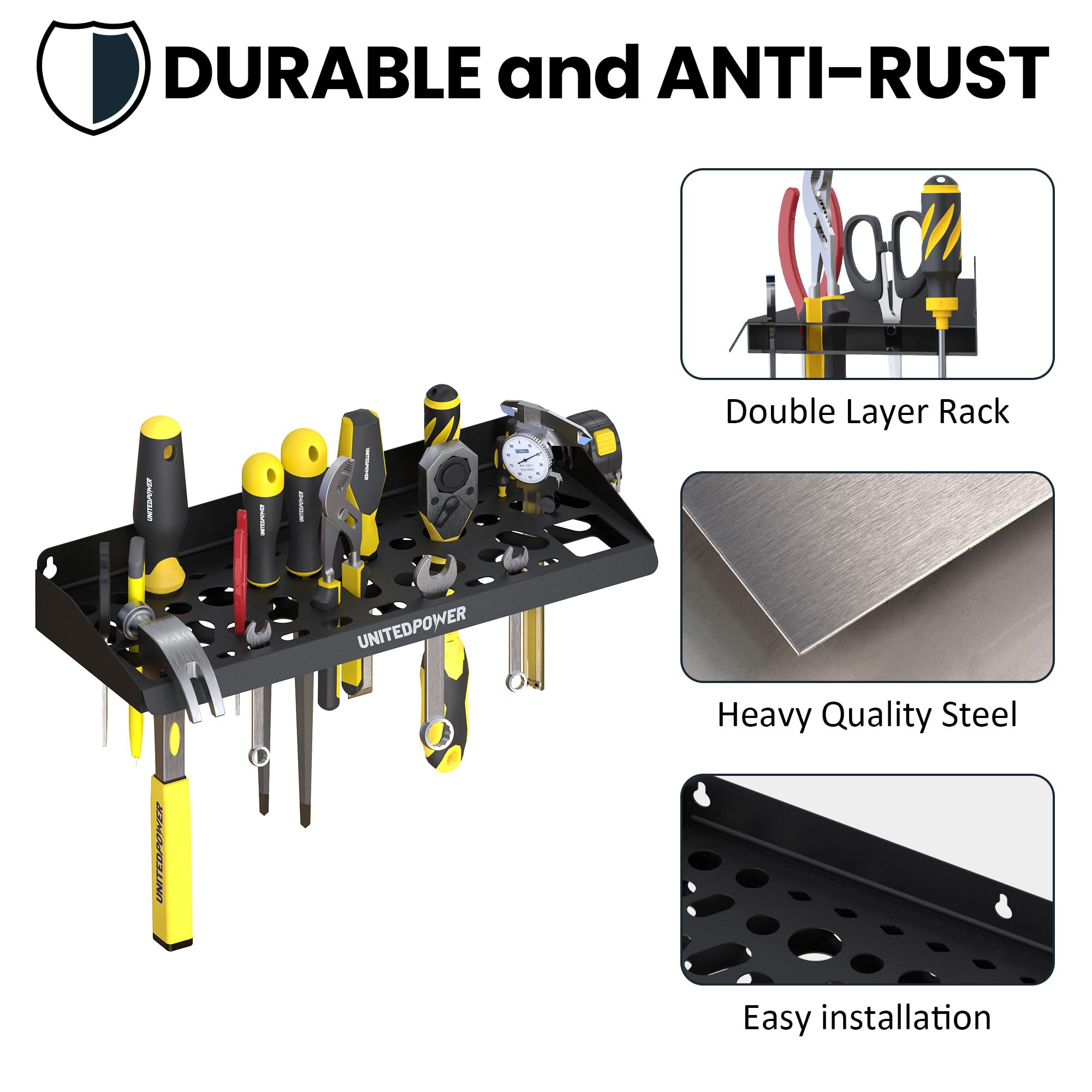 Wall Mount Tool Storage Rack