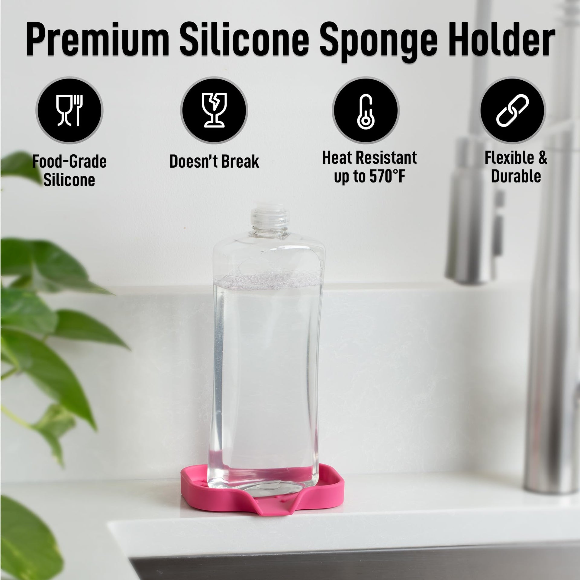 Small Silicone Sponge Holder