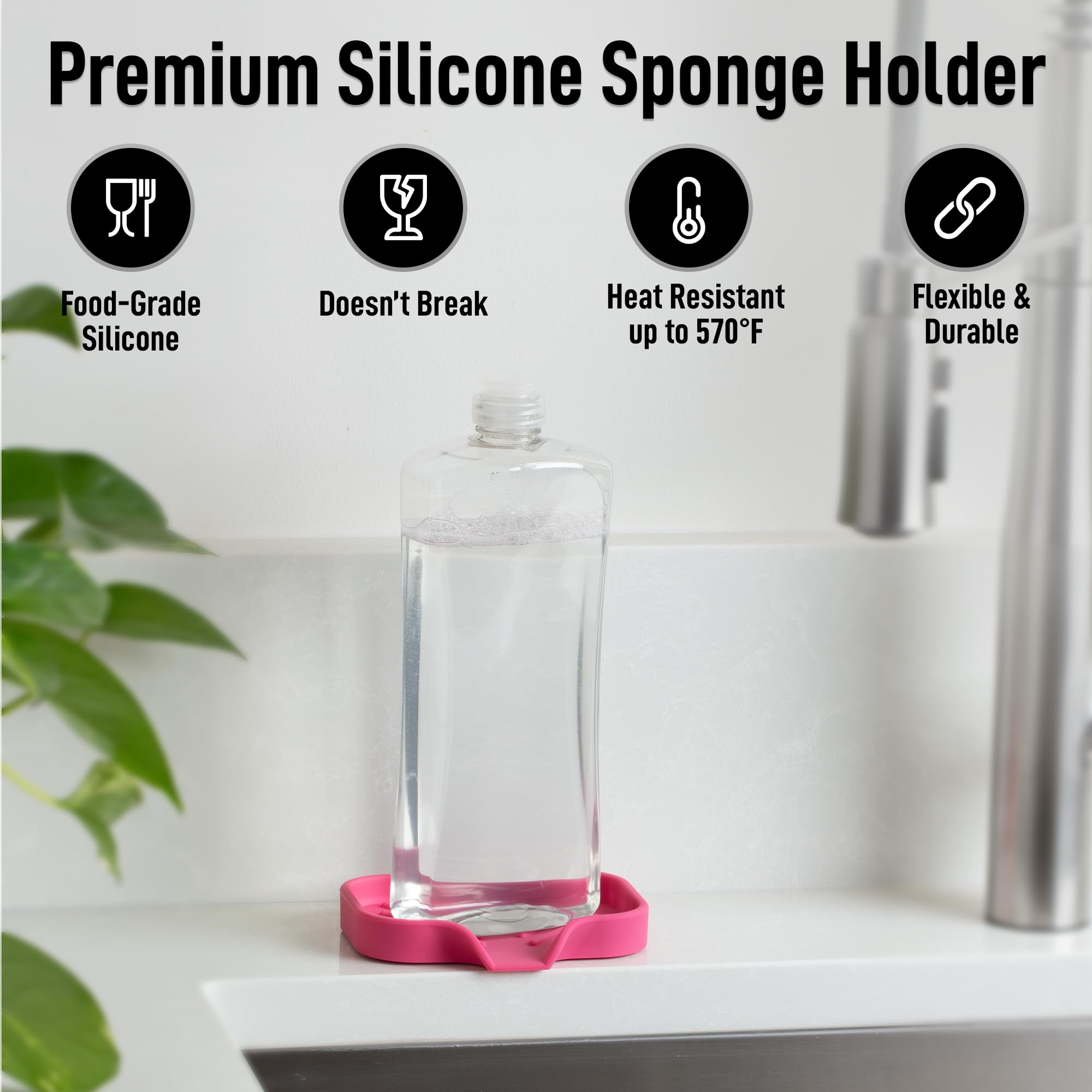 Small Silicone Sponge Holder