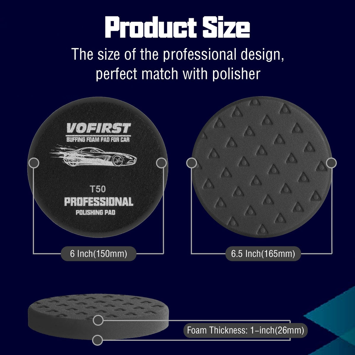 6 Inch Buffing Polishing Pads (3 Count)