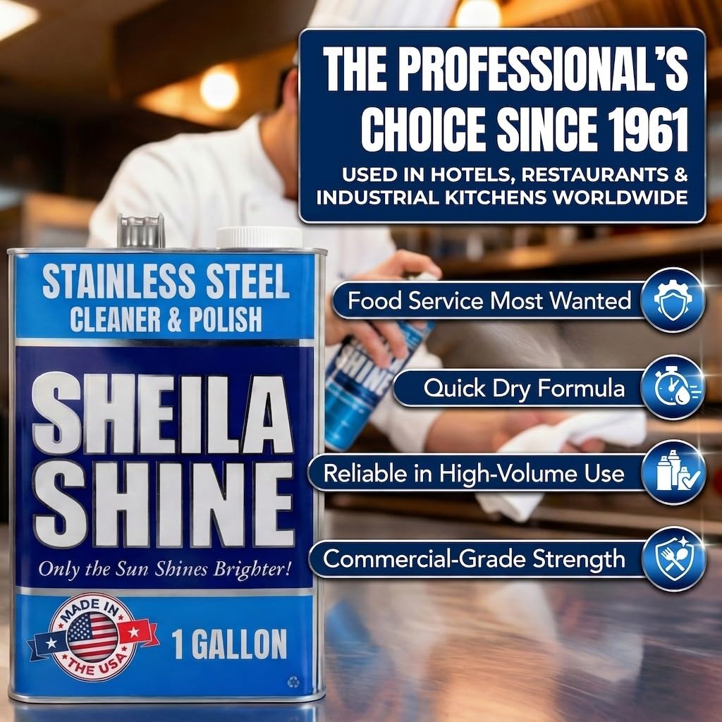 Stainless Steel Cleaner and Polish (128 Ounce)