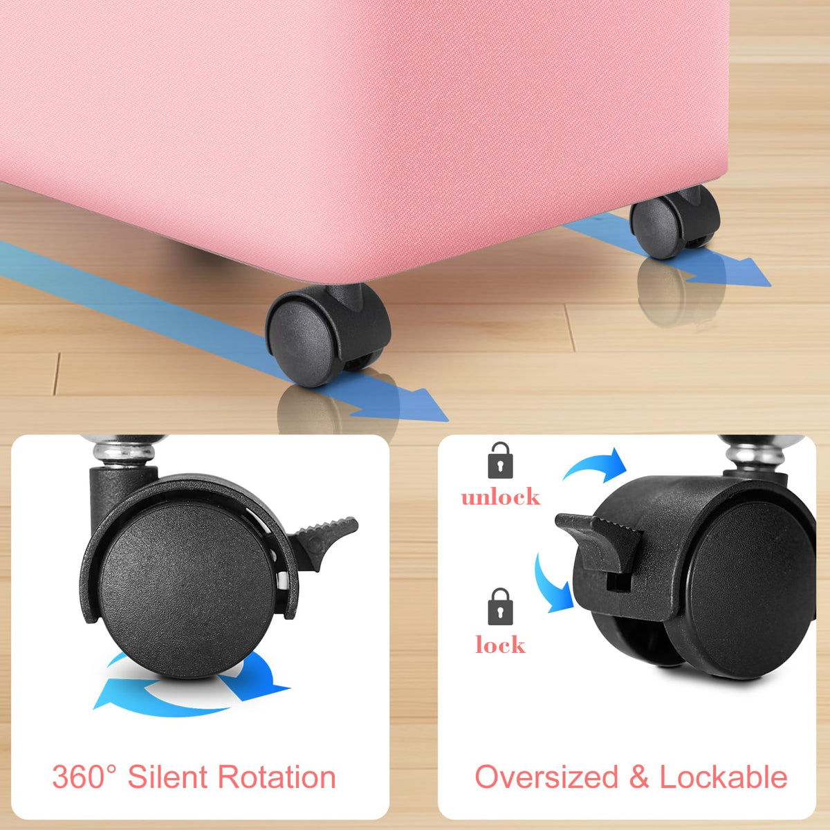 Laundry Hamper with Wheels