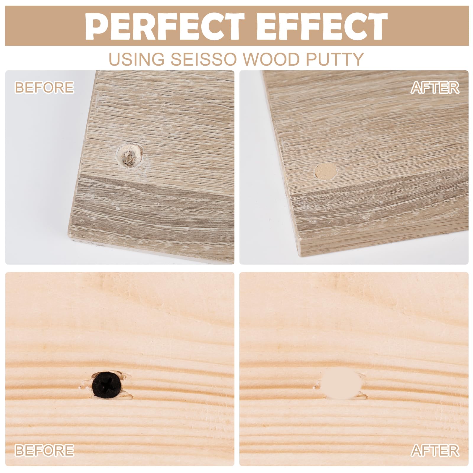 Wood Putty Golden Oak Wood Filler Paintable