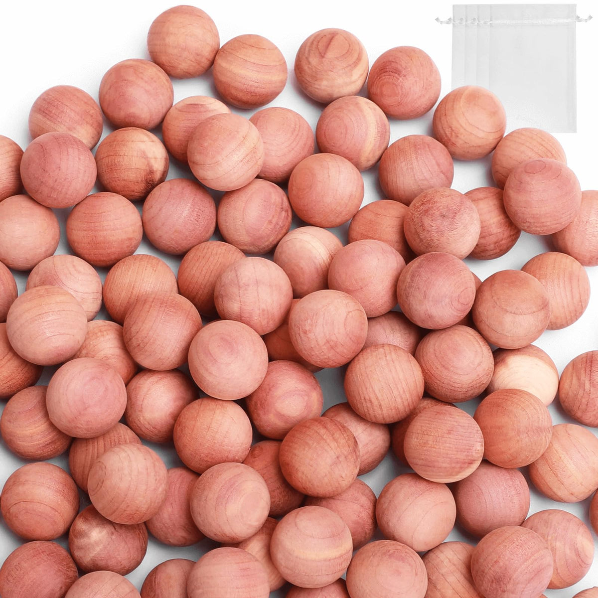 Cedar Balls Cedar Blocks for Clothes Storage (100 Count)