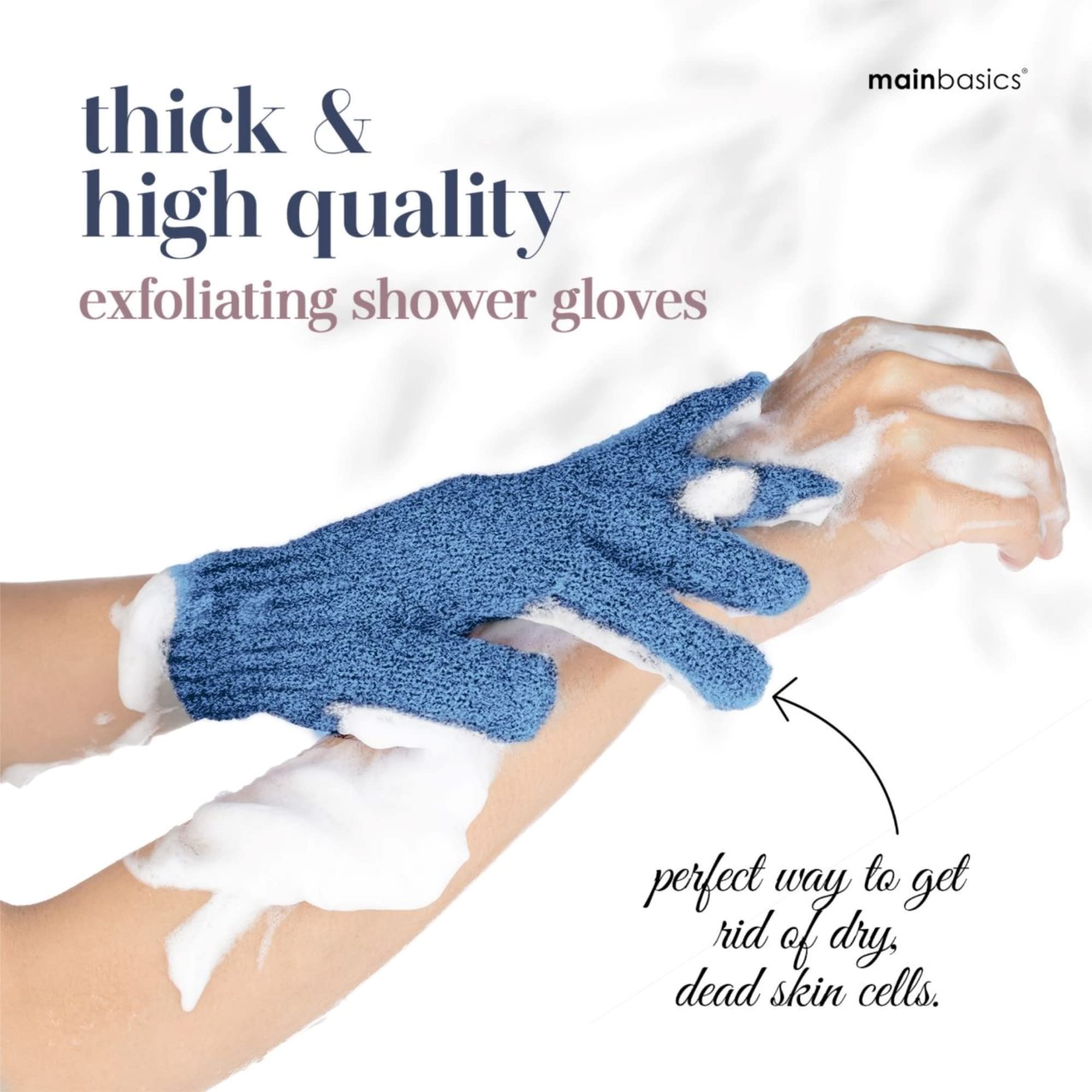 Deep Exfoliating Bath Gloves (2 Count)