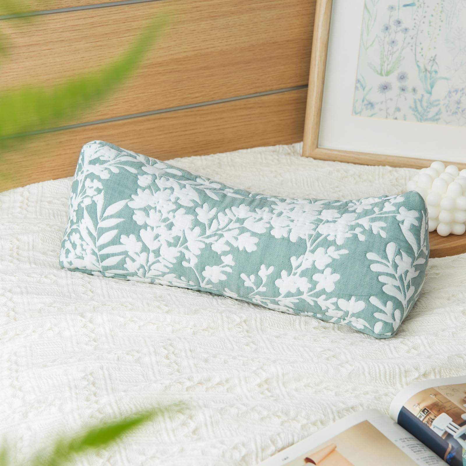 Buckwheat Neck Support Pillow Cervical Neck Cylinder Bolster Pillow