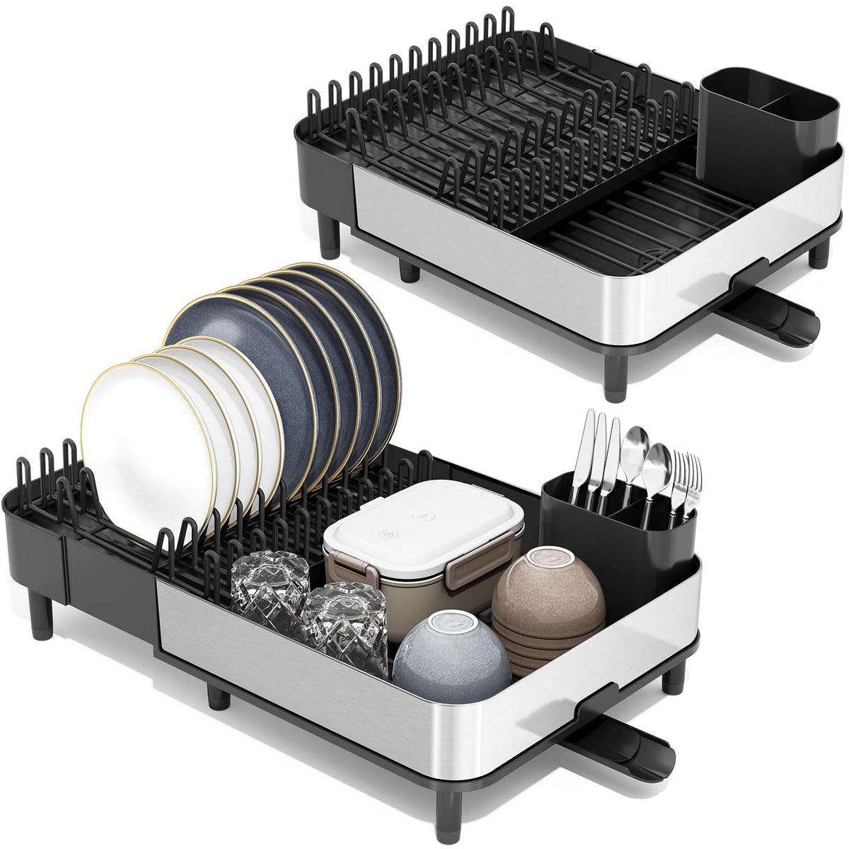 Stainless Steel Dish Drying Rack for Kitchen Counter